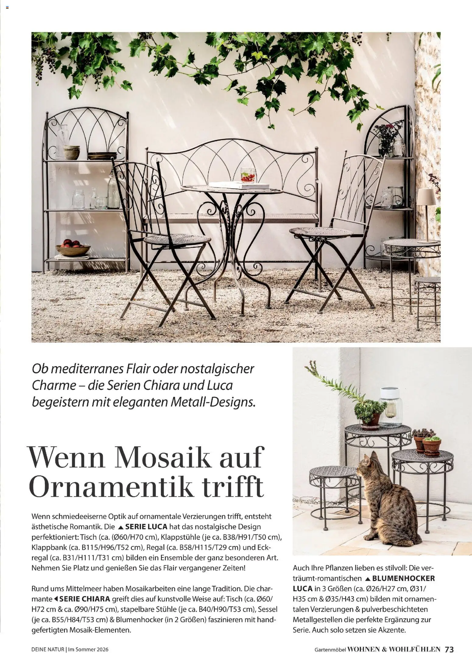 Dehner Prospekt 	 – gültig ab 17.04.2026 | Seite: 73 | Produkte: Sessel, Regal, Tisch