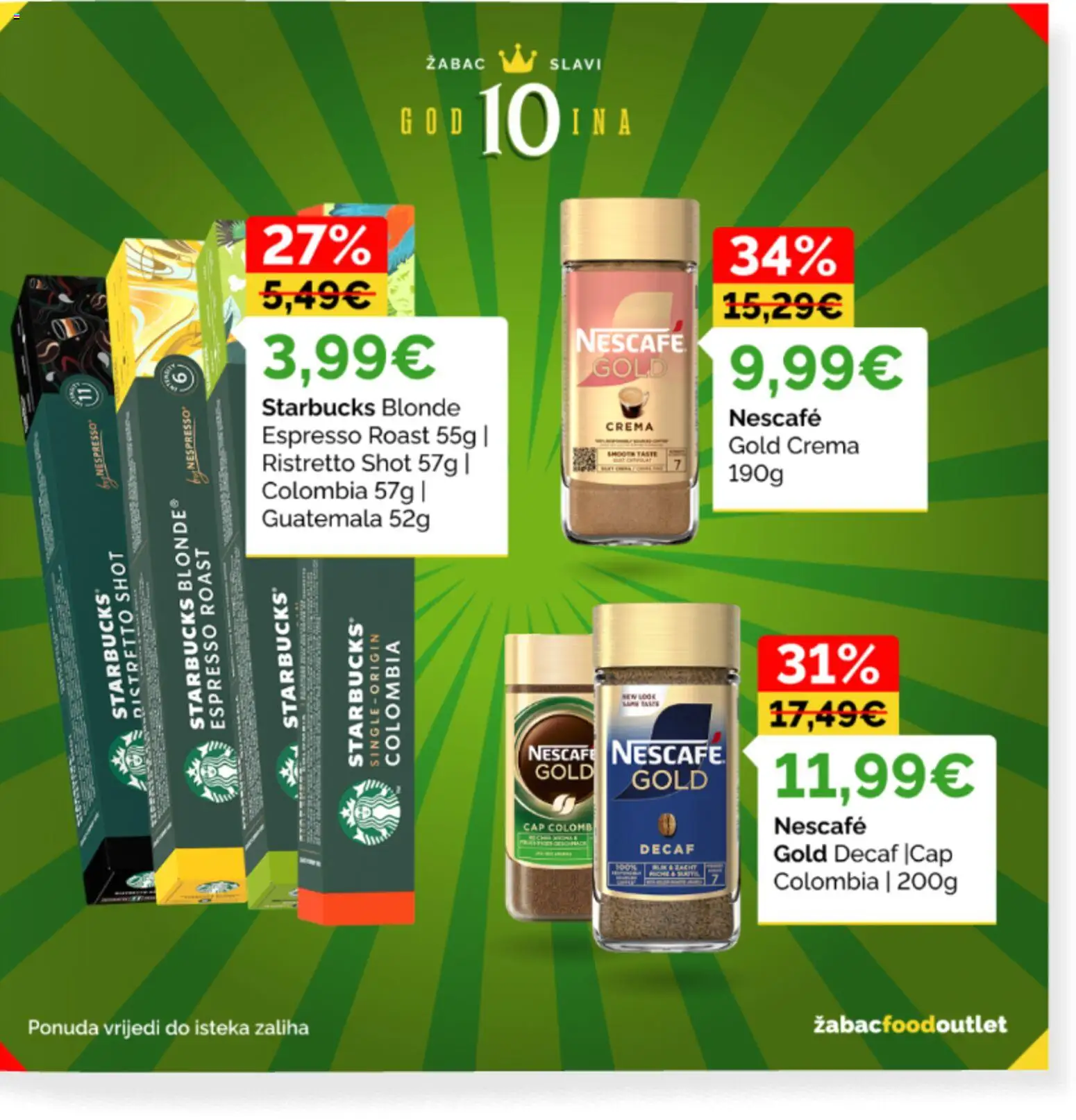 Žabac katalog | vrijedi od 13.07.2026 | Stranica: 67 | Proizvodi: Nescafe, Nescafe Gold