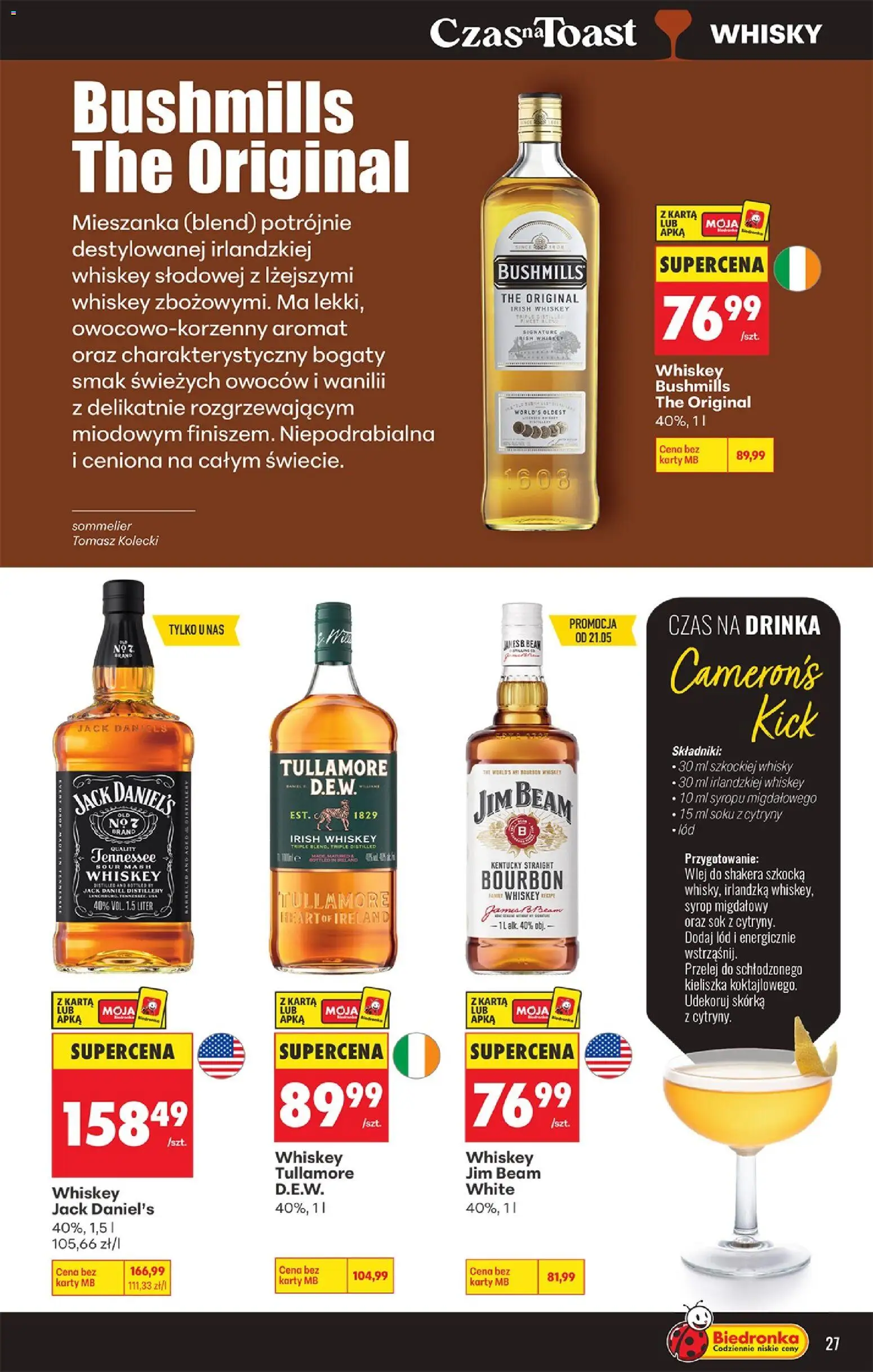 Biedronka gazetka - Czas na toast od 18.05.2026 | Strona: 27