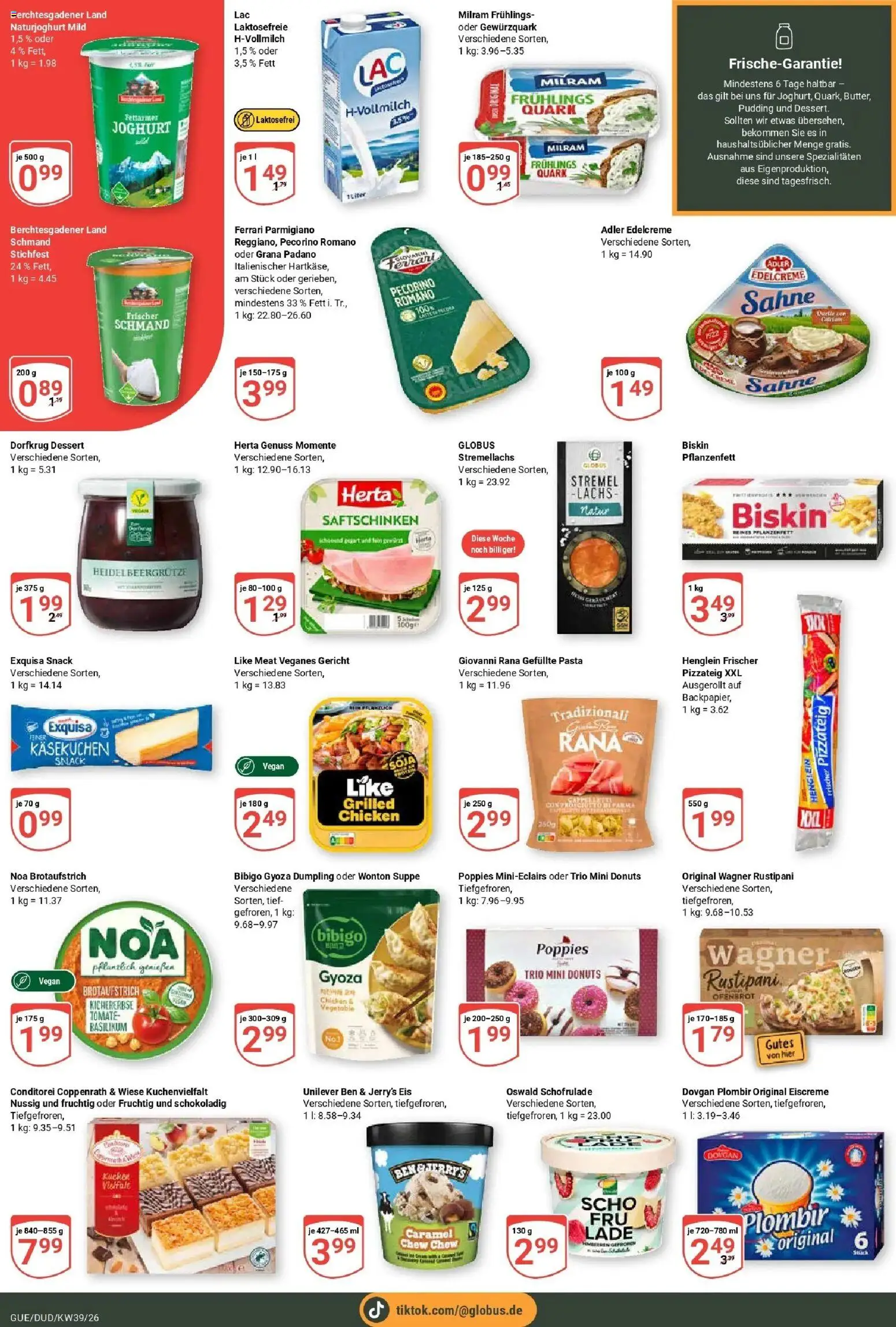 Globus Prospekt Saarbrücken-Güdingen (ab 21.09.2026) » Angebote online | Seite: 5 | Produkte: Joghurt, Spezialitäten, Donuts, Pasta
