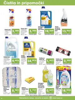 Tuš katalog akcije – veljaven od 15.05.2026 | Stran: 22 | Izdelki: Čistila, Kos, Detergent, Sol