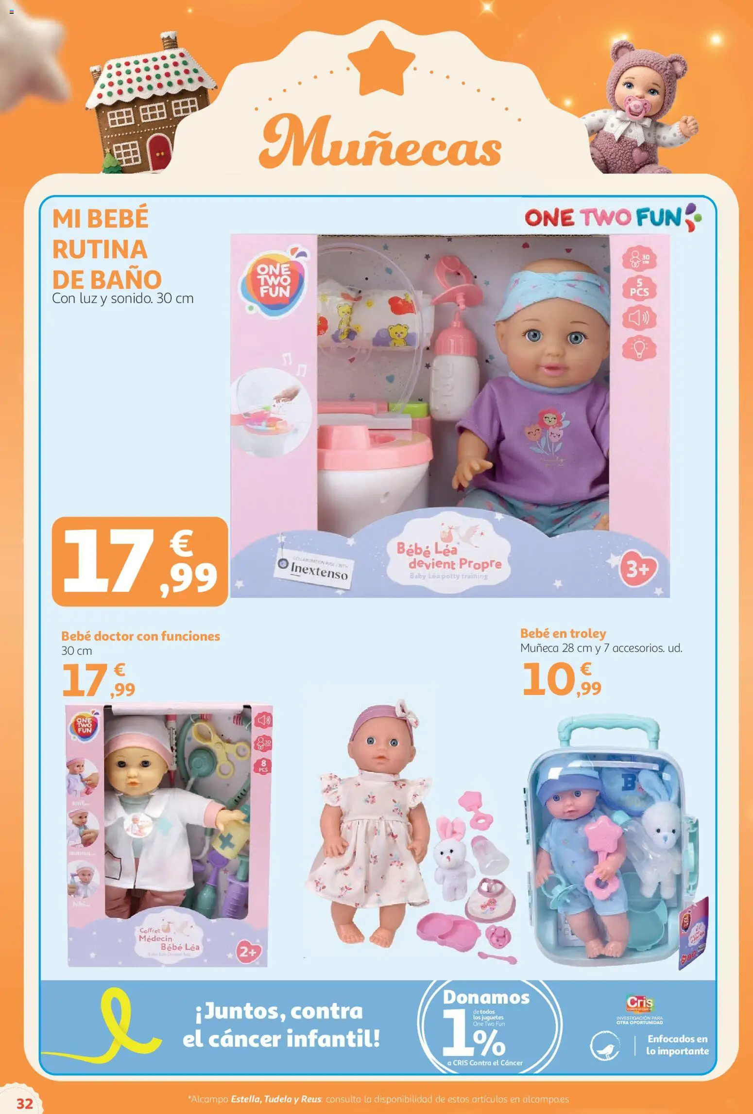 Alcampo Catálogo Juguetes Superstore │ válido desde el 03/11/2026 | Página: 32 | Productos: Muñeca, Baño