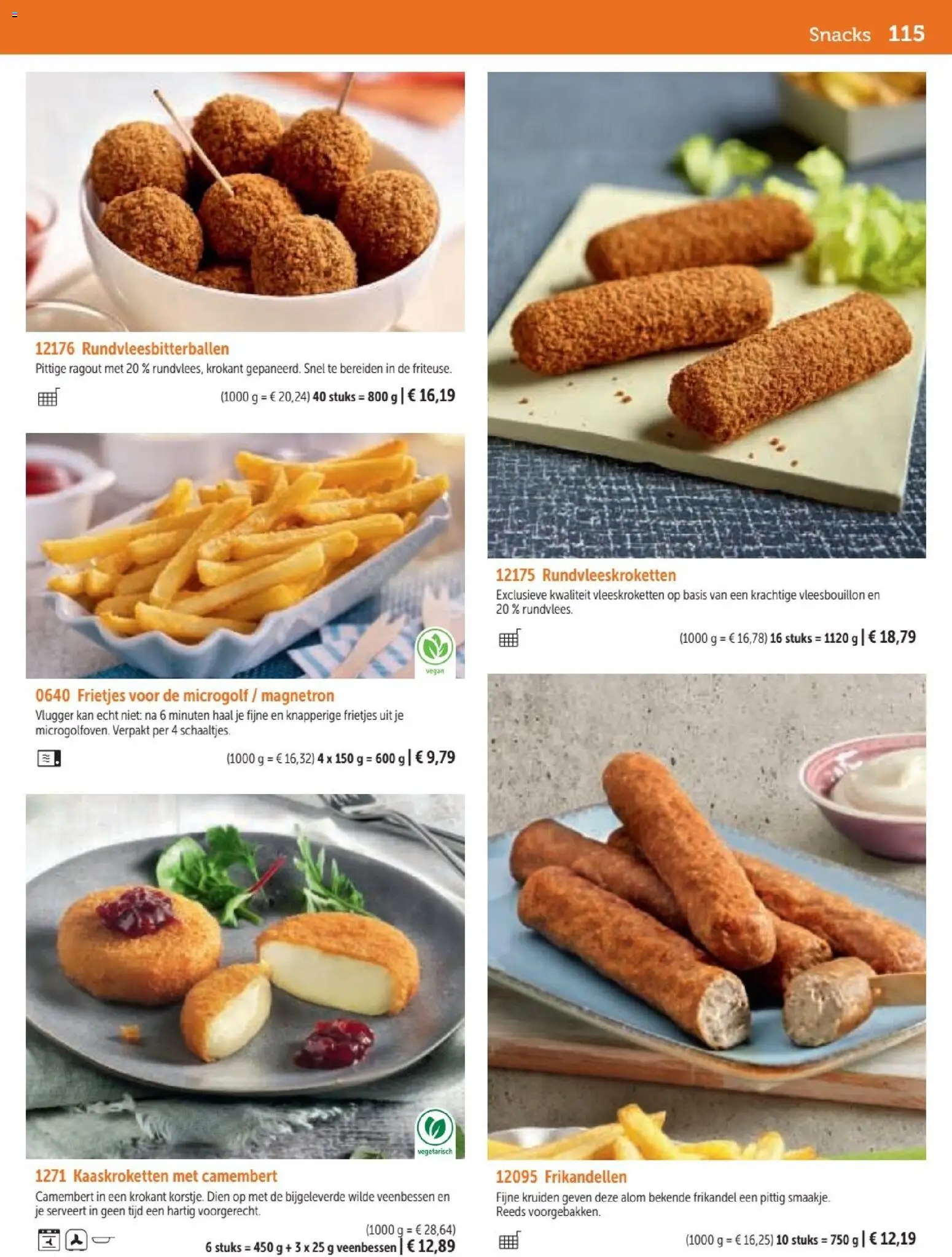{H1} | Pagina: 115 | Producten: Veenbessen, Kruiden, Camembert, Microgolf