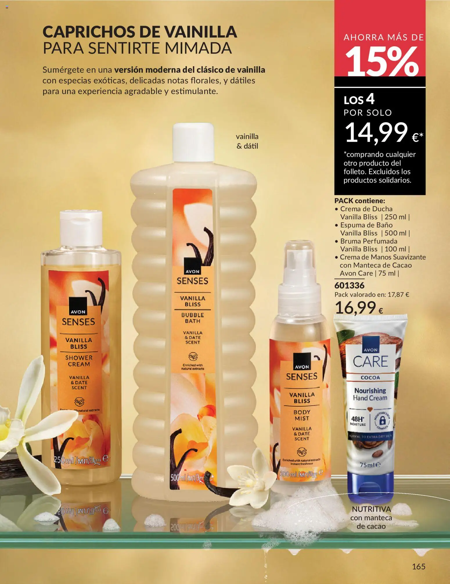 Catálogo AVON campaña 6 │ válido desde el 01.06.2026 | Página: 165 | Productos: Crema de manos, Crema, Φρυγανιές σικάλεως, Ducha