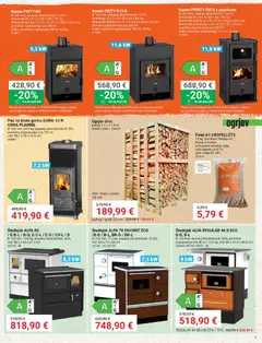 Pevex Katalog - Pregled kataloga iz trgovine Pevex, vrijedi od 27.08.2026 | Stranica: 3 | Proizvodi: Paleta, Kamin, Štednjak