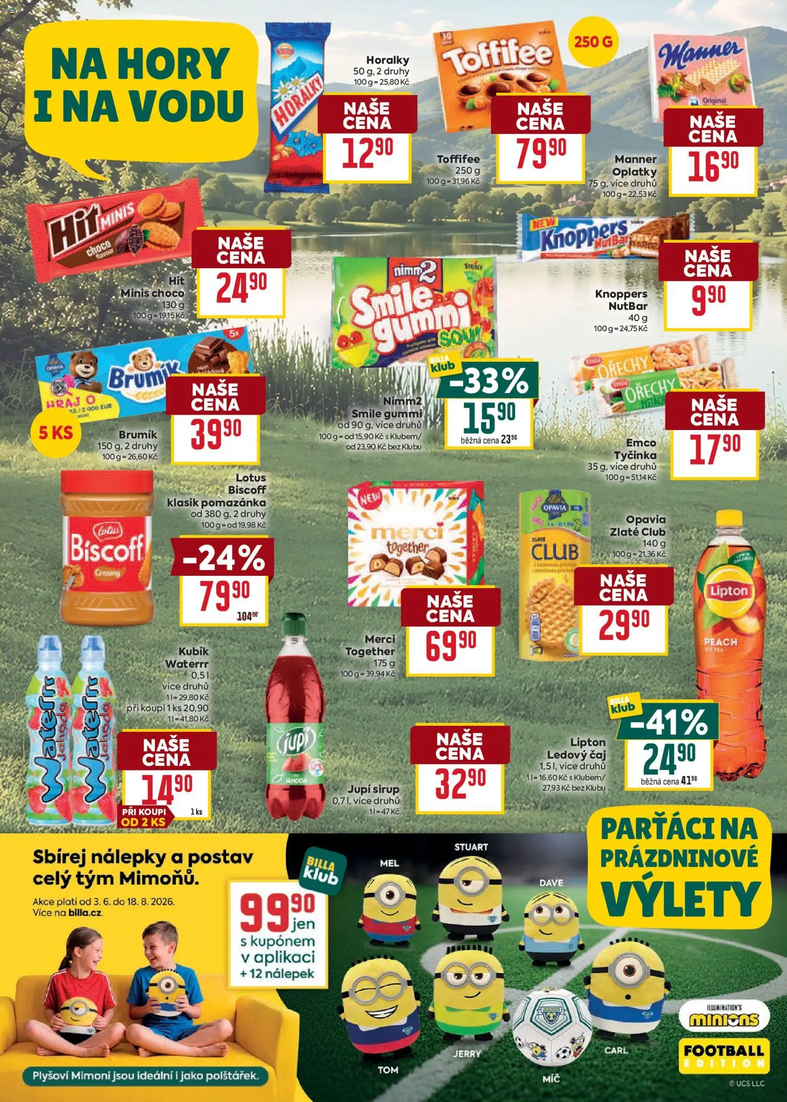 Billa Velký leták od 15.07.2026 | Strana: 23 | Produkty: Toffifee, Nálepky, Jupí, Pomazánka