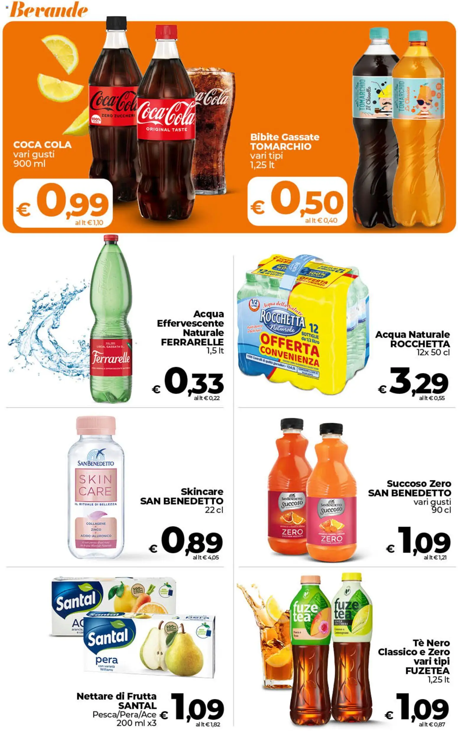 Volantino Ipercoop del 07.04.2026 | Pagina: 45 | Prodotti: Chinotto, Acqua, Pera, Coca Cola
