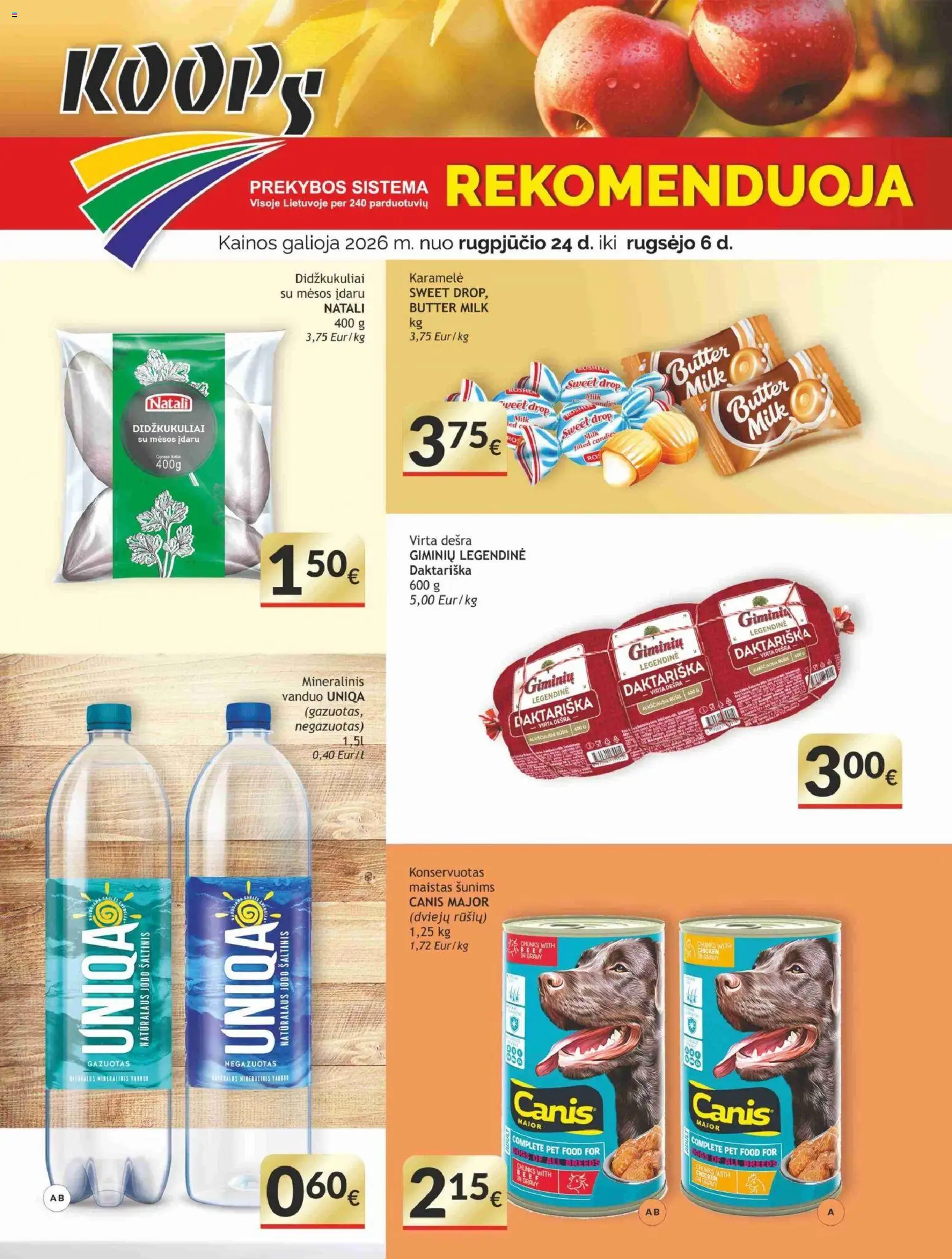 Koops akcijos nuo 2026.08.24 | Puslapis: 17