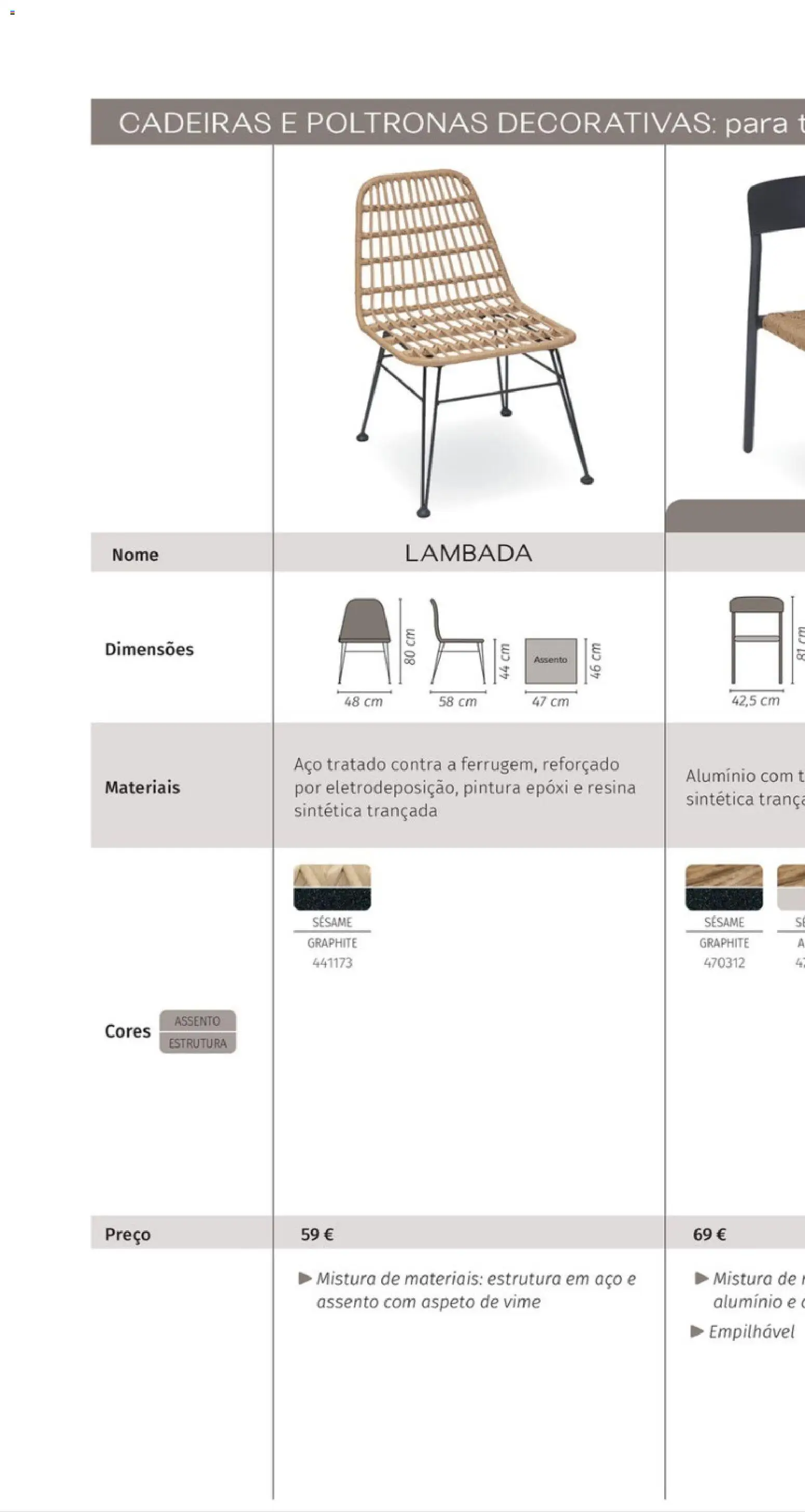 Hôma - Catálogo Hespéride │ válido de 11.05.2026 | Página: 210 | Produtos: Cadeiras, Poltronas