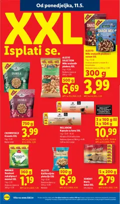 ALESTO Kalifornijske pistacije XXL, Neslane - Pregled kataloga iz trgovine Lidl, vrijedi od 11.05.2026 | Stranica: 10