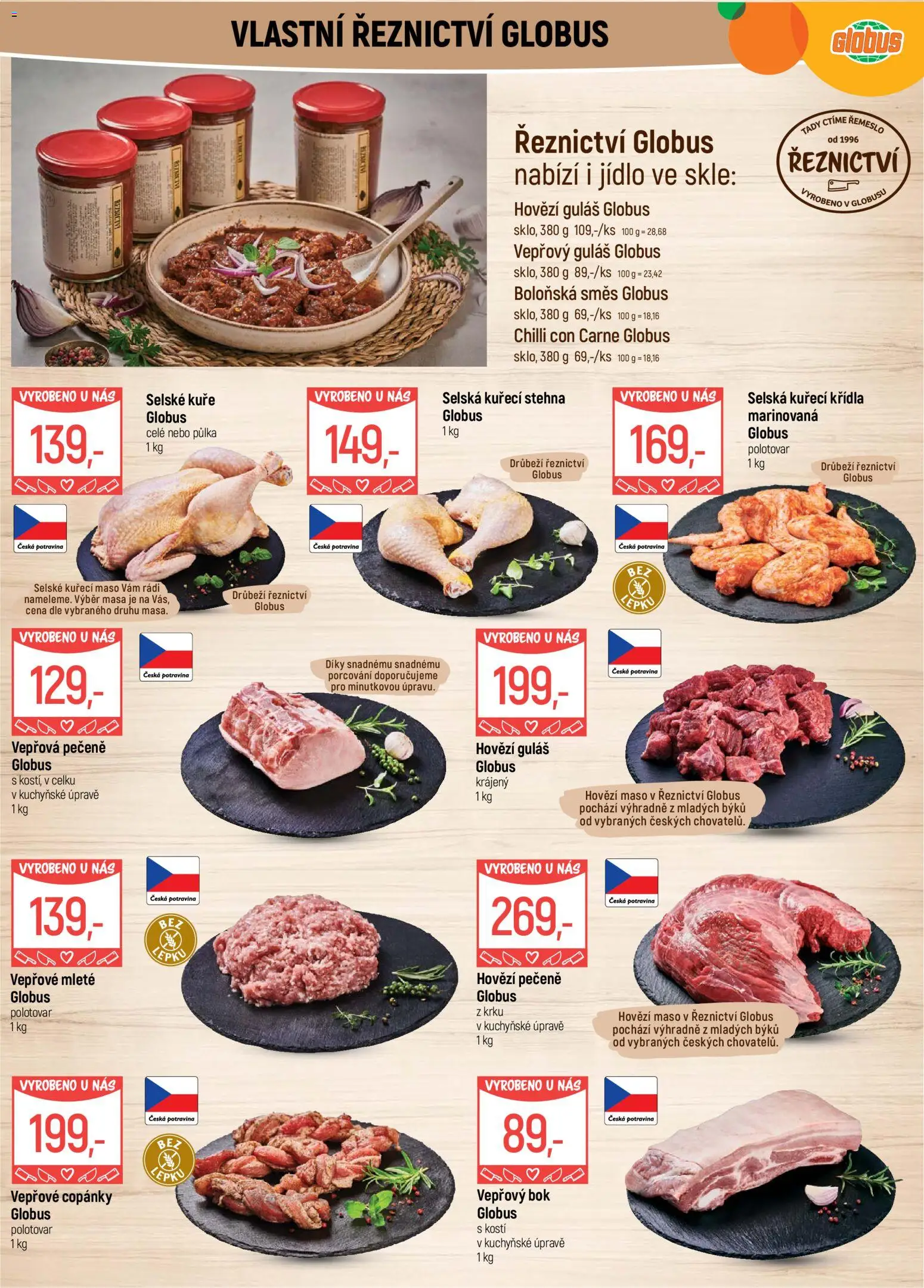 Globus leták od 17.06.2026 | Strana: 6 | Produkty: Hovězí, Globus, Chilli con carne, Kuře