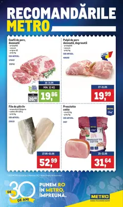 Ofertele Metro valabile de la 25.05.2026