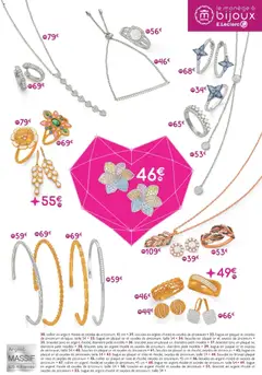 E.Leclerc - Prévisualisation de collier en argent rhodié et oxydes de zirconium, 45 cm, collier en argent rhodié et oxydes de zirconium, 45 cm valide à partir de 19.05.2026 | Page: 5 | Produits: Collier, Bracelet, Bague, Bijoux