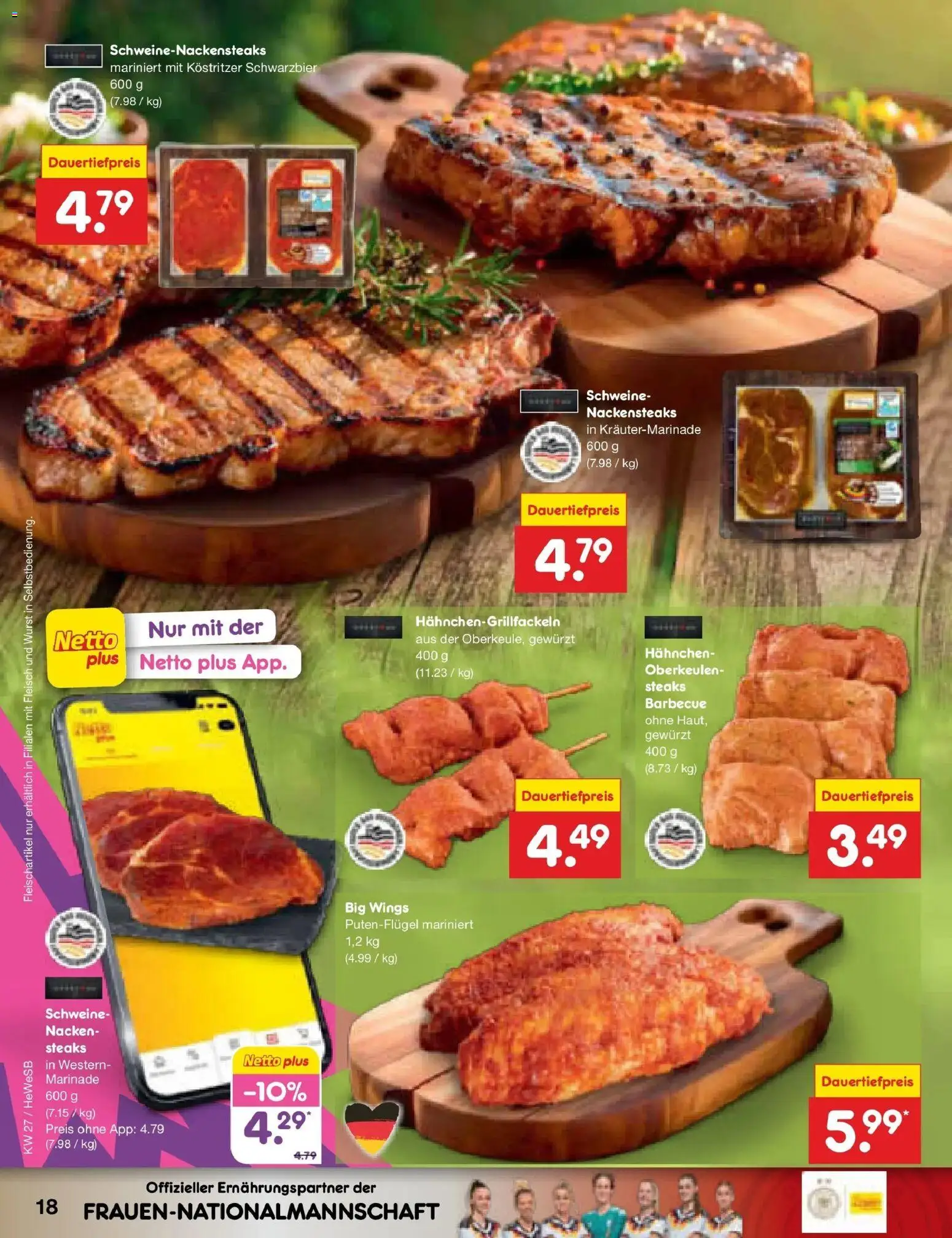 Netto Marken-Discount Prospekt Hamburg – gültig ab 29.06.2026 | Seite: 26 | Produkte: Hahnchen, Kostritzer, Wurst, Fleisch