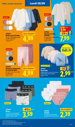LIDL - Prévisualisation de LIDL catalogue valide à partir de 24/09/2026 | Page: 57 | Produits: Coton, Jouets, Boxers, Pyjamas