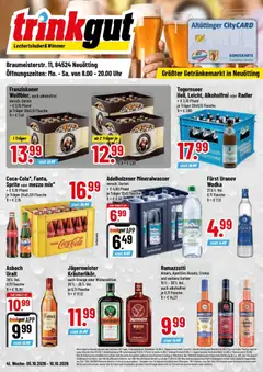 Trinkgut - trinkgut: Wochenangebote ab 05.10.2026 gültig