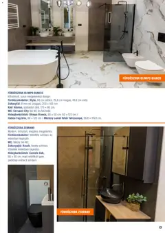 OBI - Designstúdió magazin - amely érvényes a következő dátumtól: 10.02.2026 | Oldal: 17 | Termékek: Padlólap, Gres, WC, Fürdőszoba