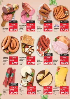 Náhled letáku JARMARK Šunkové párky, Šunkové párky 100 g od 08.07.2026 | Strana: 17 | Produkty: Sýr, Uzeniny, Slanina, Cheddar