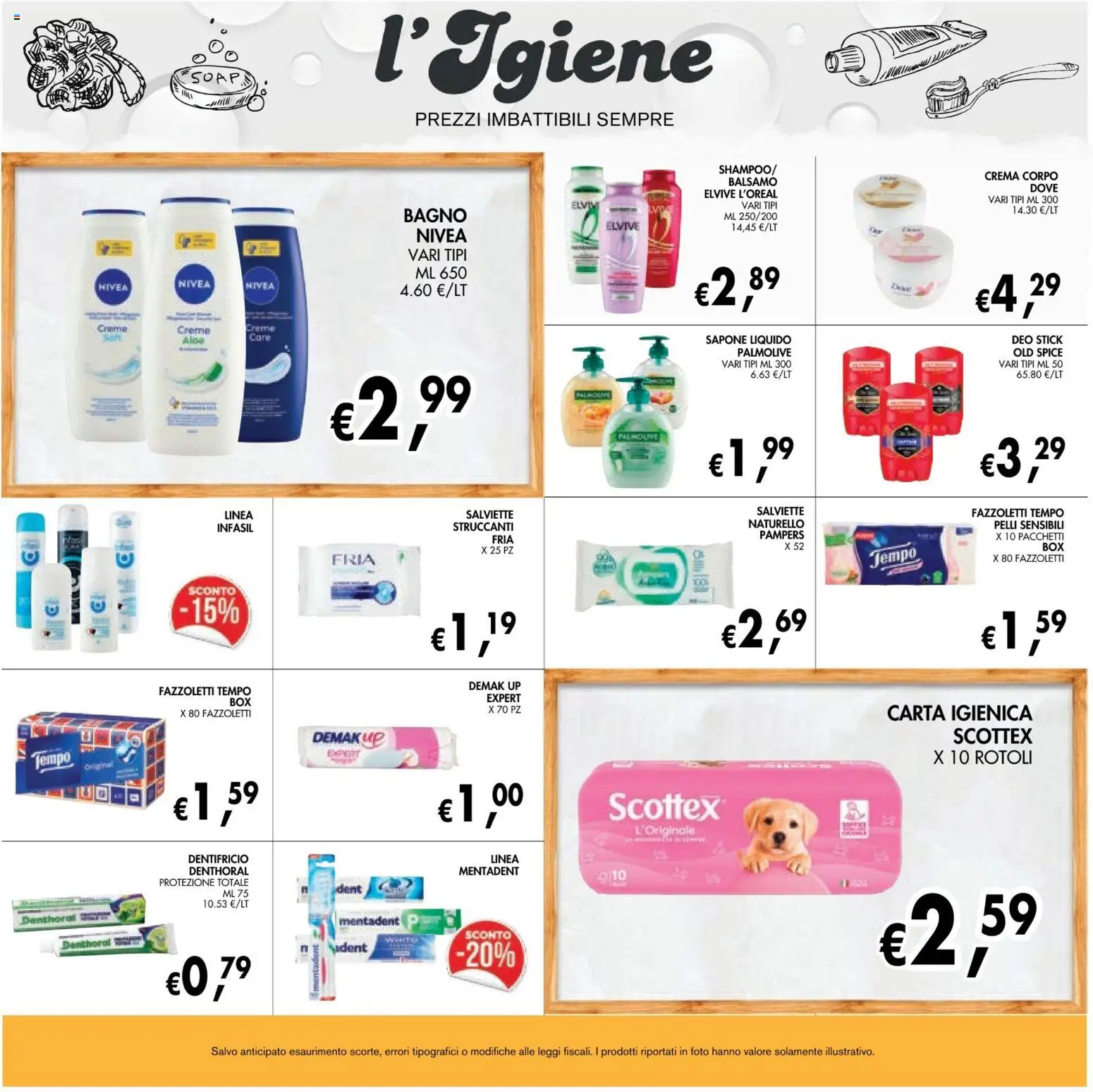 Volantino Coal del 28/08/2026 | Pagina: 21 | Prodotti: Carta igienica, Dentifricio, Fazzoletti, Pampers