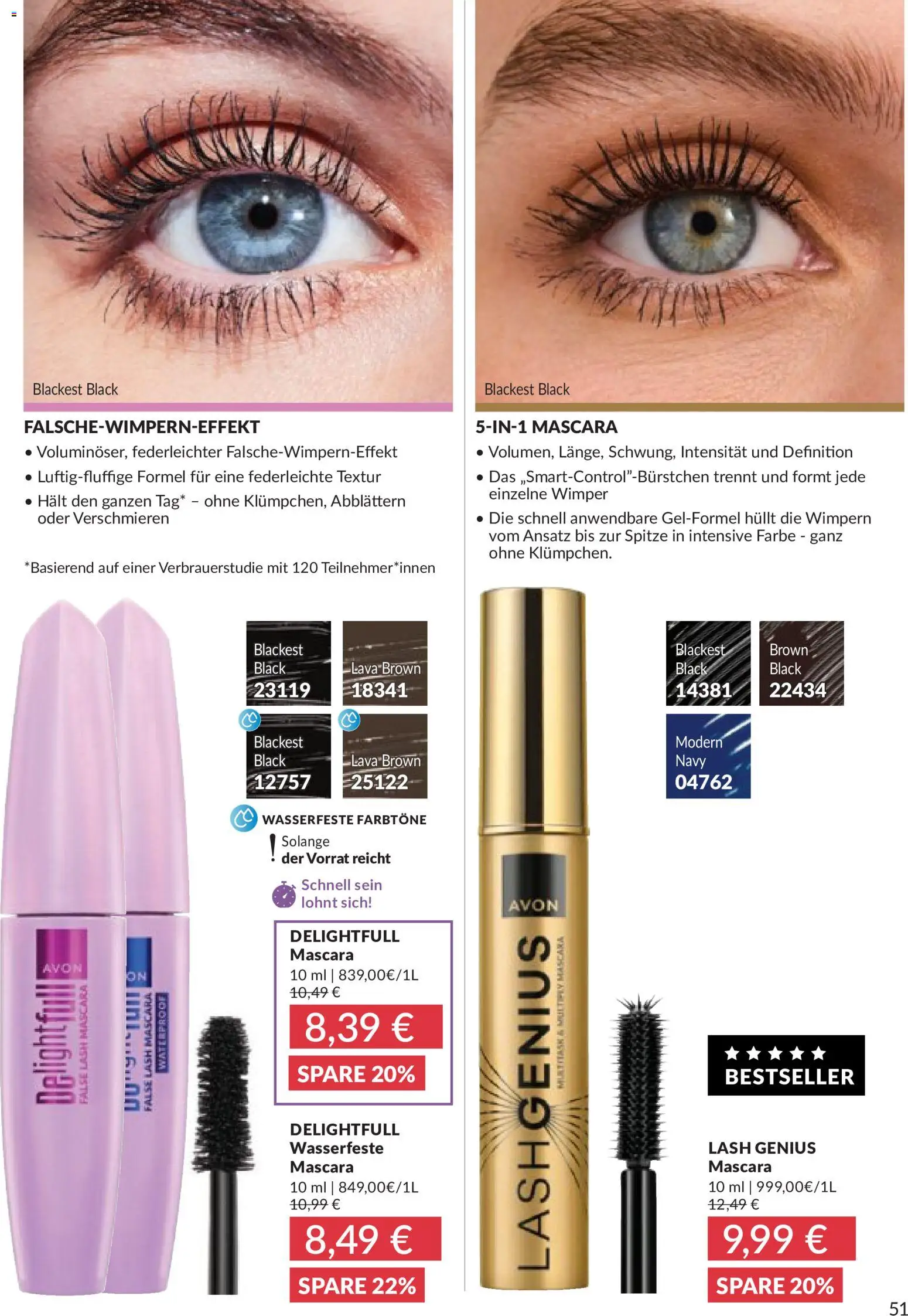 AVON Katalog Juni 2026 – gültig ab 01.06.2026 | Seite: 51 | Produkte: Mascara