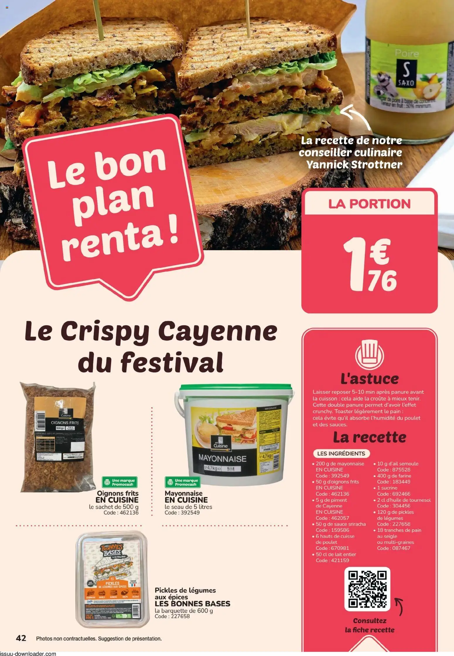 {H1} | Page: 42 | Produits: Poire, Base, Farine, Lait
