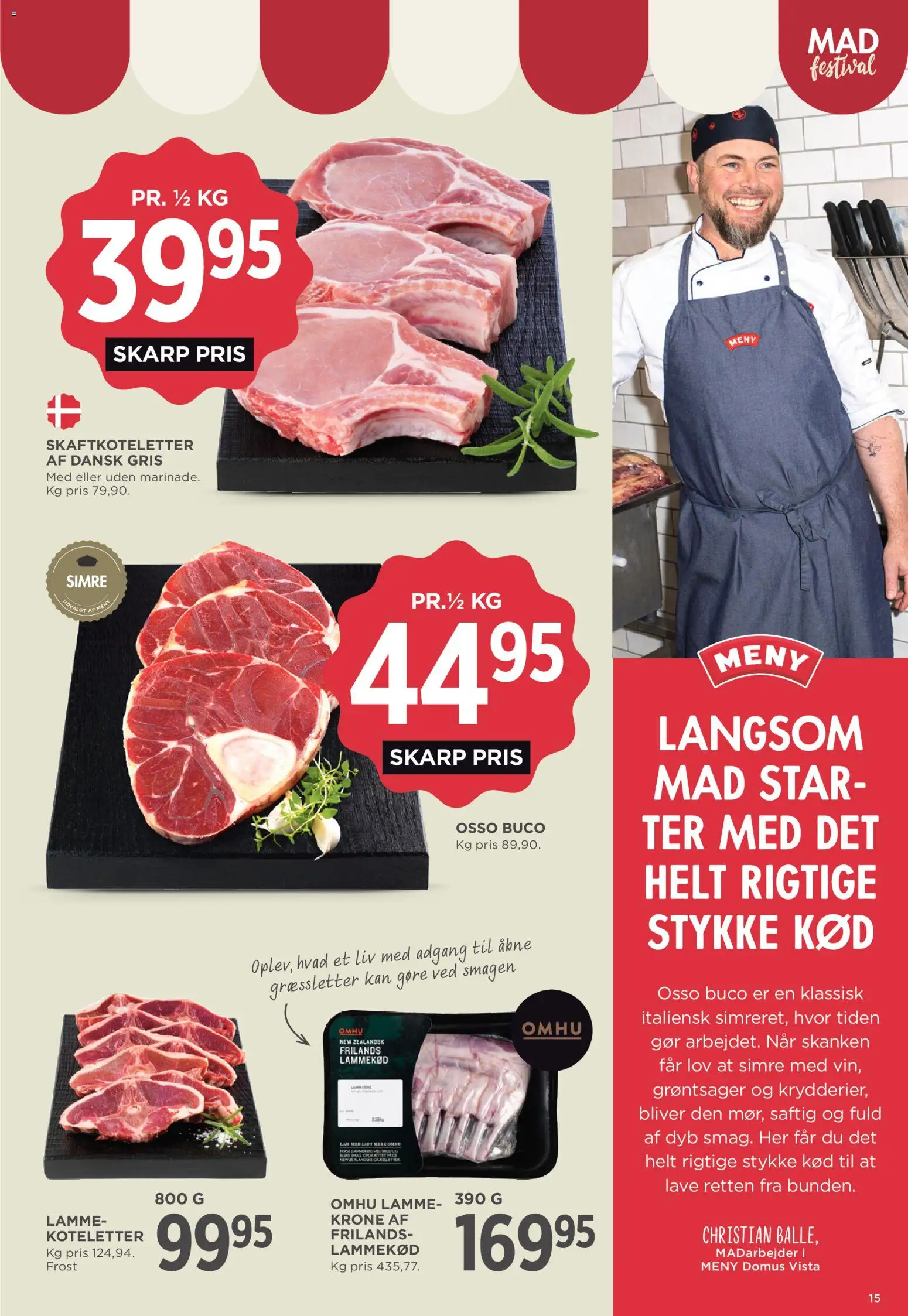 Meny tilbudsavis – gyldig fra 28/08/2026 | Side: 19 | Produkter: Koteletter, Lammekød
