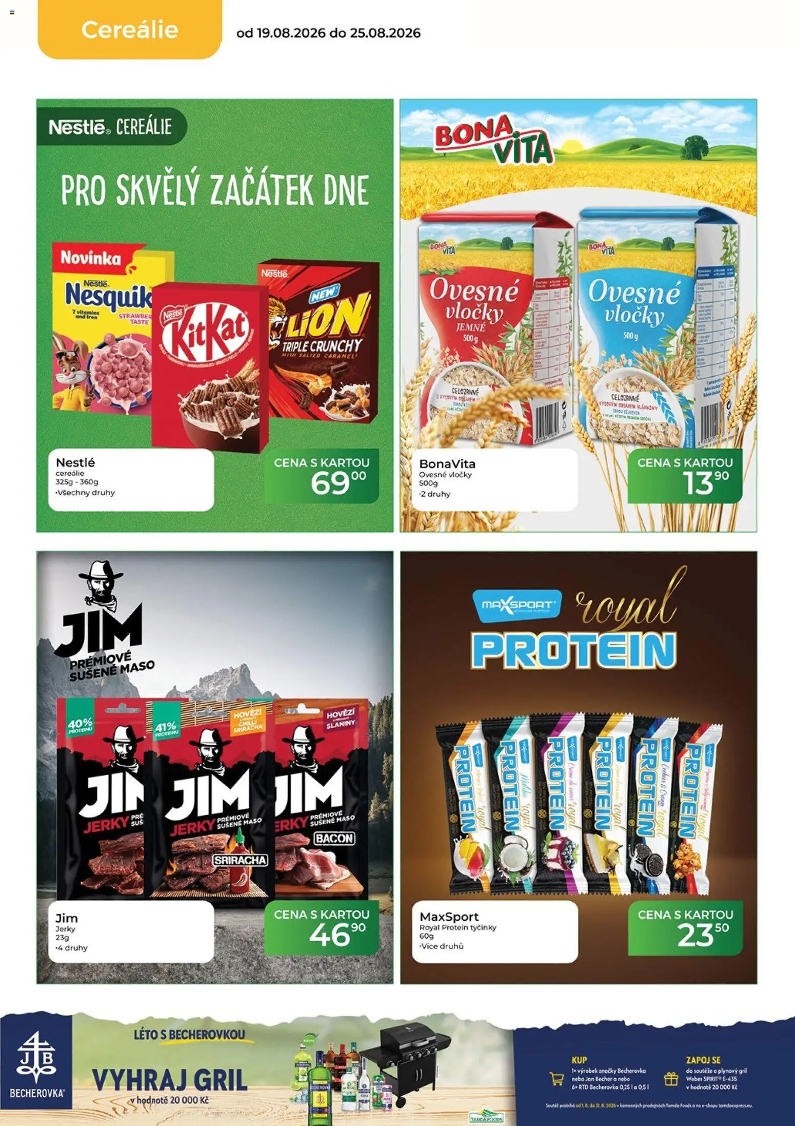 Tamda Foods leták od 19.08.2026 | Strana: 24 | Produkty: Cereálie, Vločky, Sušené maso, Maso