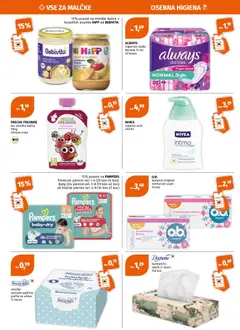 Müller katalog akcije – veljaven od 15.06.2026 | Stran: 6 | Izdelki: Higienski vložki, Plenice, Robčki, Banane