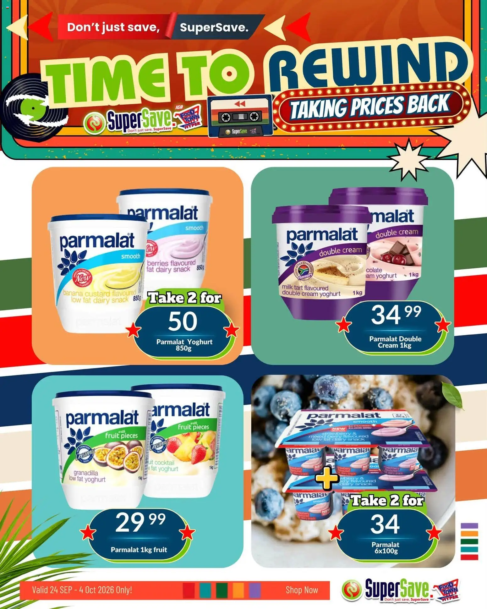 New Super Save catalogue – valid from 24/09/2026 | Page: 32 | Products: Custard, Yoghurt, Milk, Cream