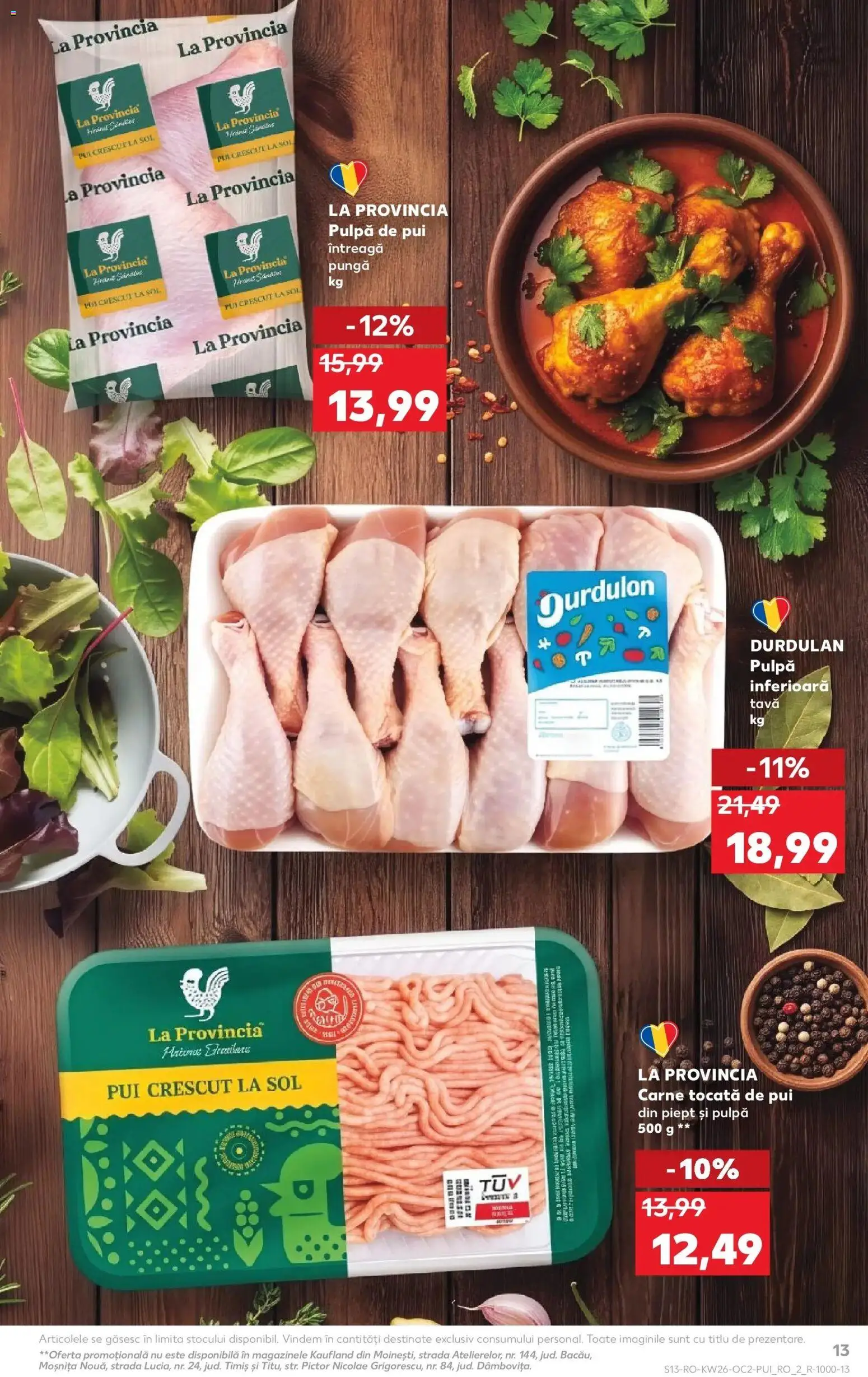 Noul catalog Kaufland – valabil de la 24.06.2026 | Pagină: 13 | Produse: Pungă, Hacıyatmaz Kedi Oyuncağı, Kedi Oyun Alanları, Carne tocată