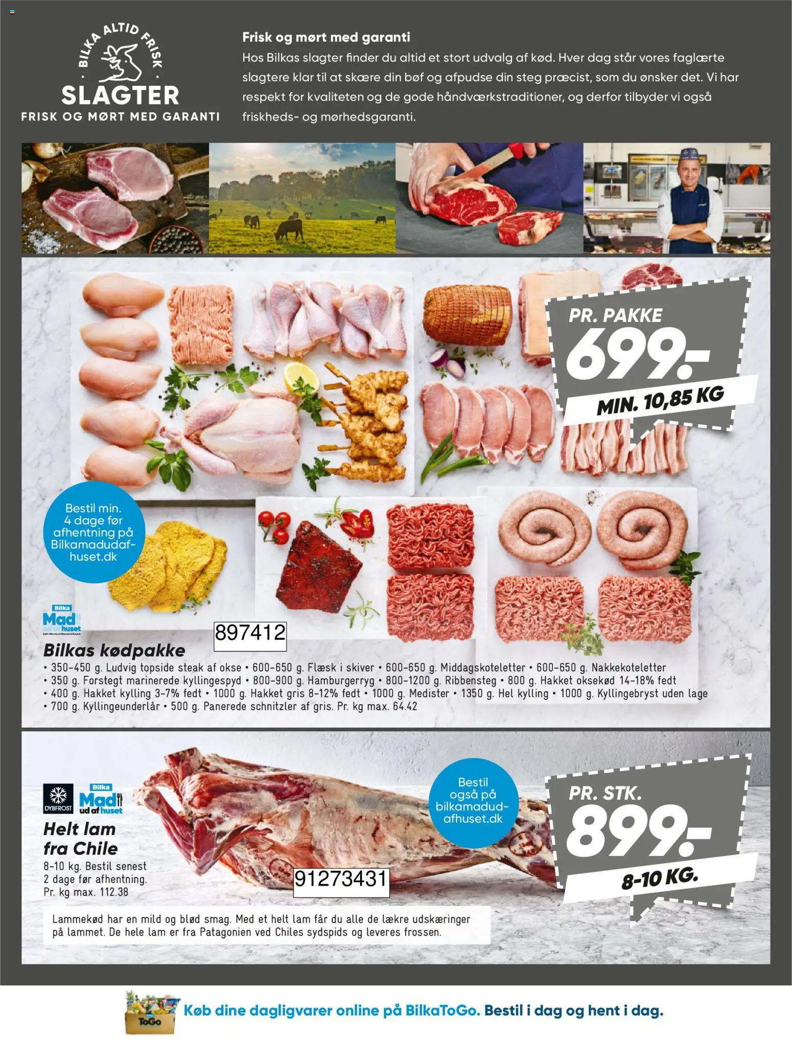 Bilka tilbudsavis – gyldig fra 02/10/2026 | Side: 29 | Produkter: Dagligvarer, Oksekød, Lammekød, Hamburgerryg