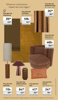 KARWEI folder - Voorbeeld van een folder van KARWEI, geldig van 28-09-2026 | Pagina: 3 | Producten: Pot, Kussen, Fauteuil, Vaas
