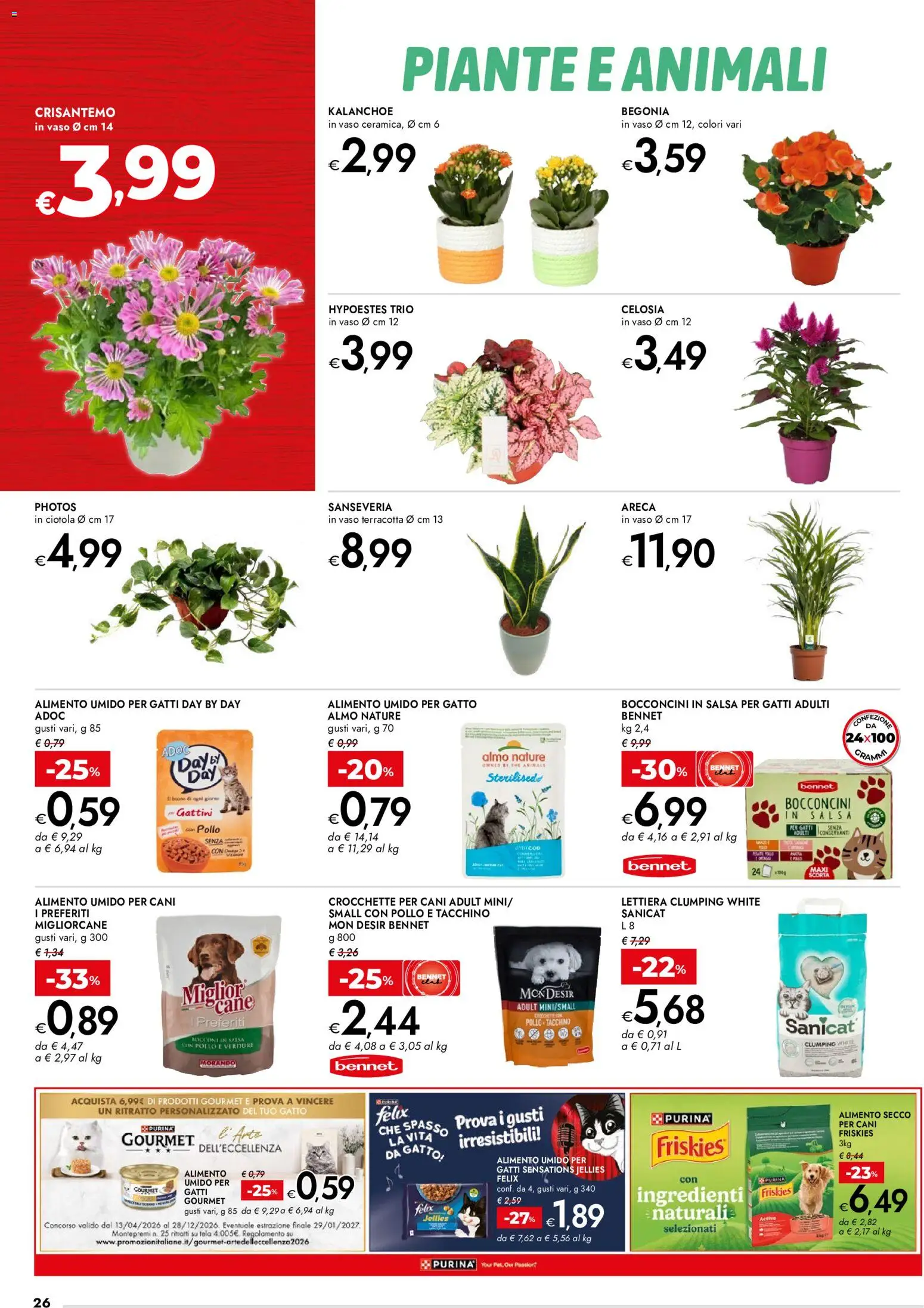 Volantino bennet del 30/07/2026 | Pagina: 26 | Prodotti: Pollo, Verdure, Tacchino, Ciotola