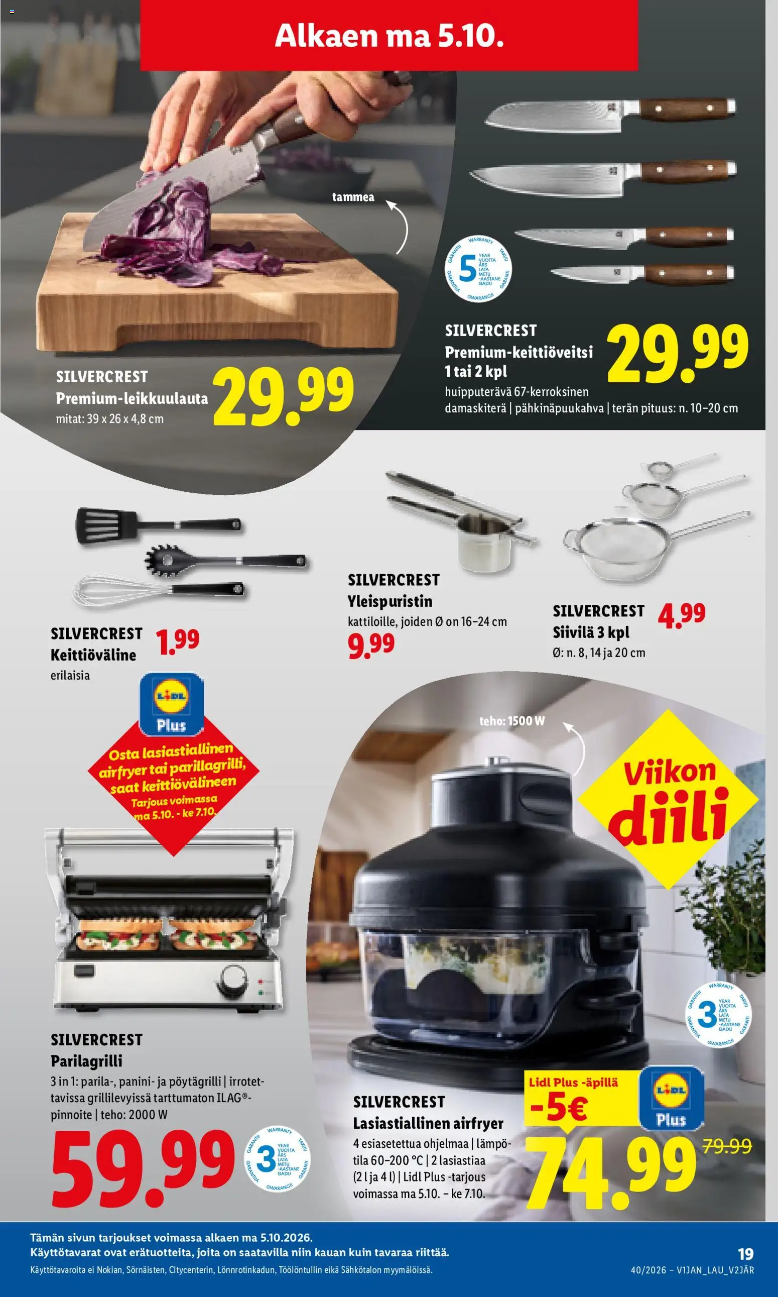 Lidl tarjoukset Kauhajoki – voimassa 05/10/2026 alkaen | Sivu: 9