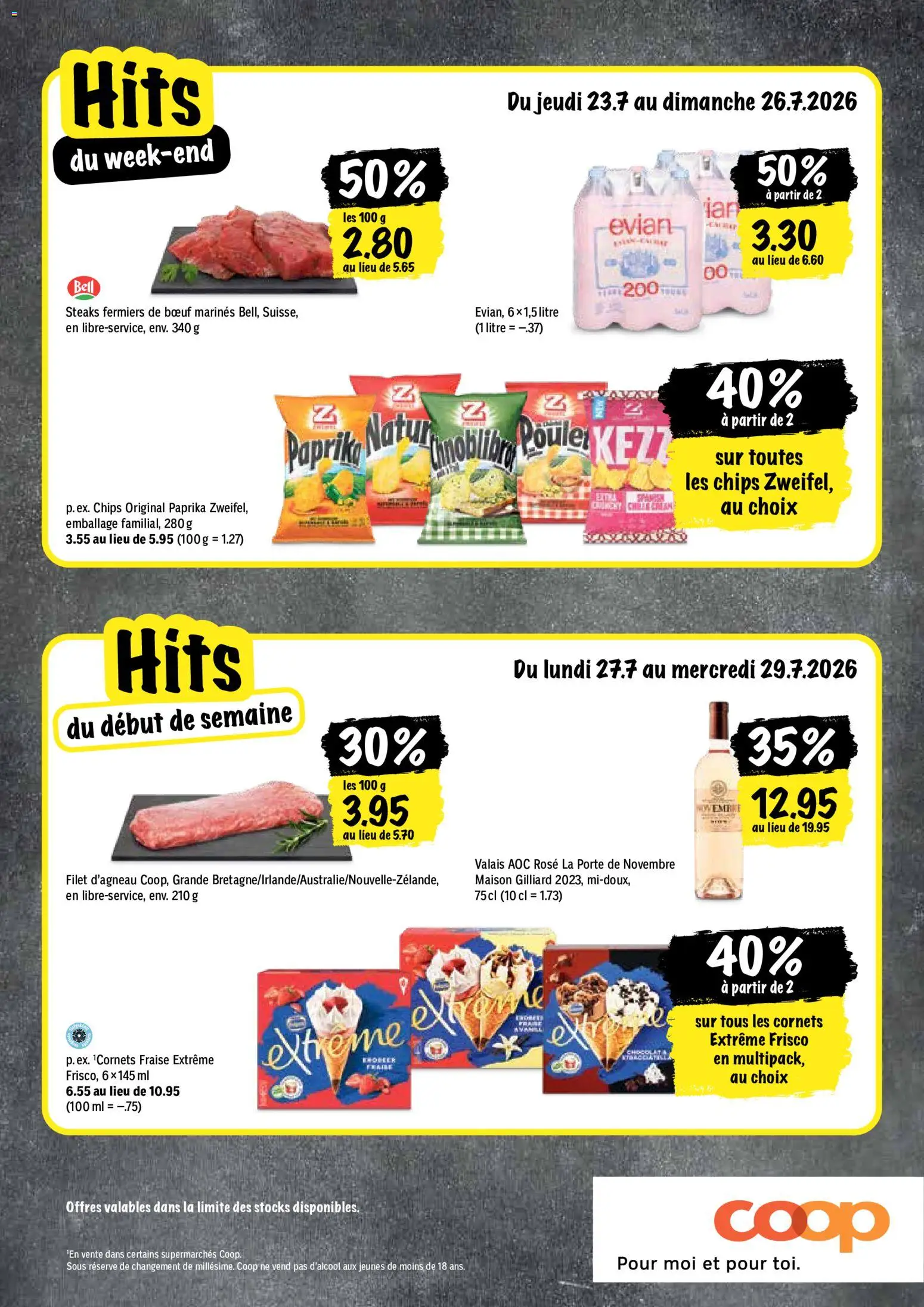 Coop aktionen FR – gültig ab 23.07.2026 | Seite: 20 | Produkte: Chips