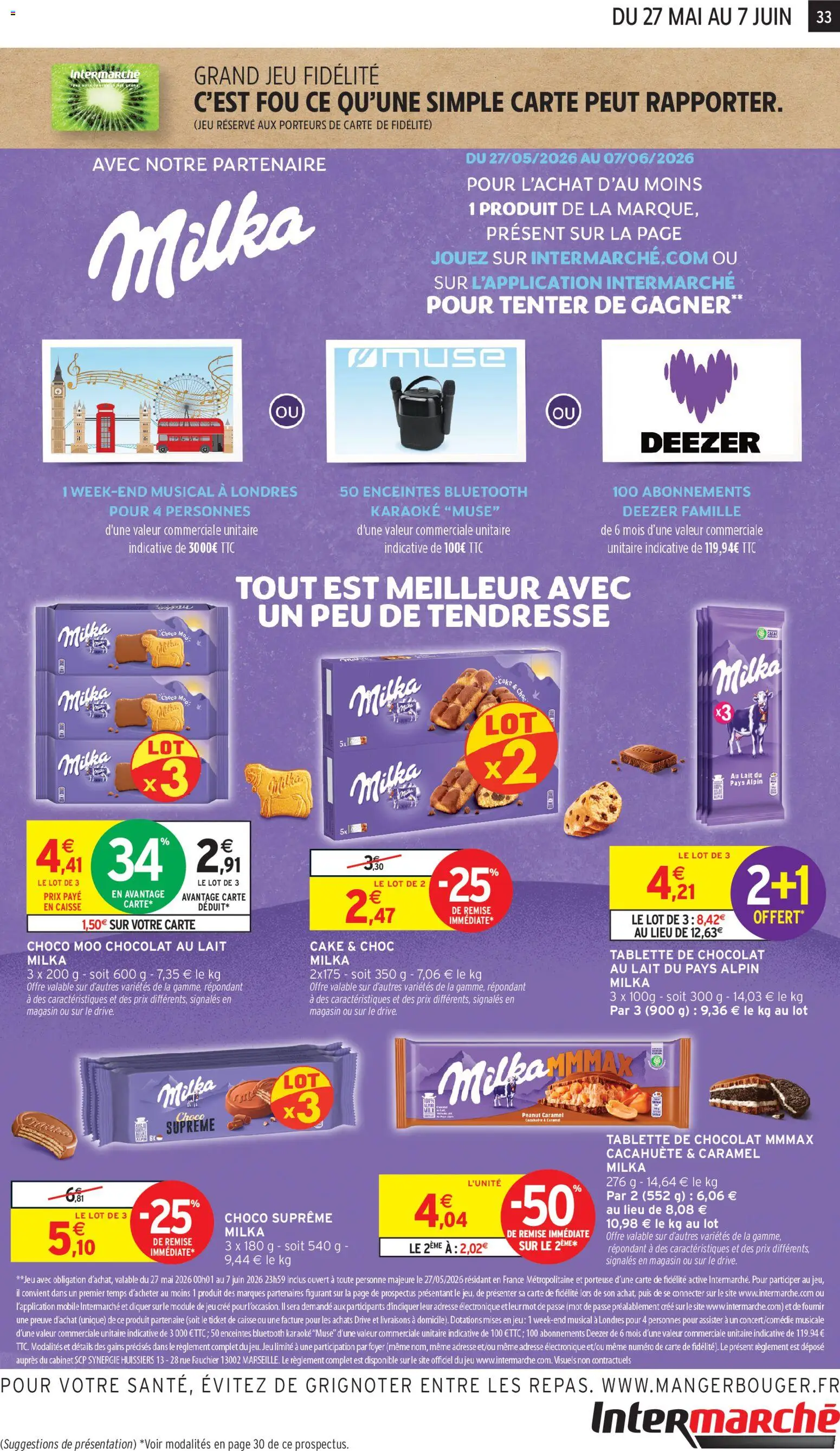 {H1} | Page: 33 | Produits: Tablette, Cacahuète, Lait, Chocolat