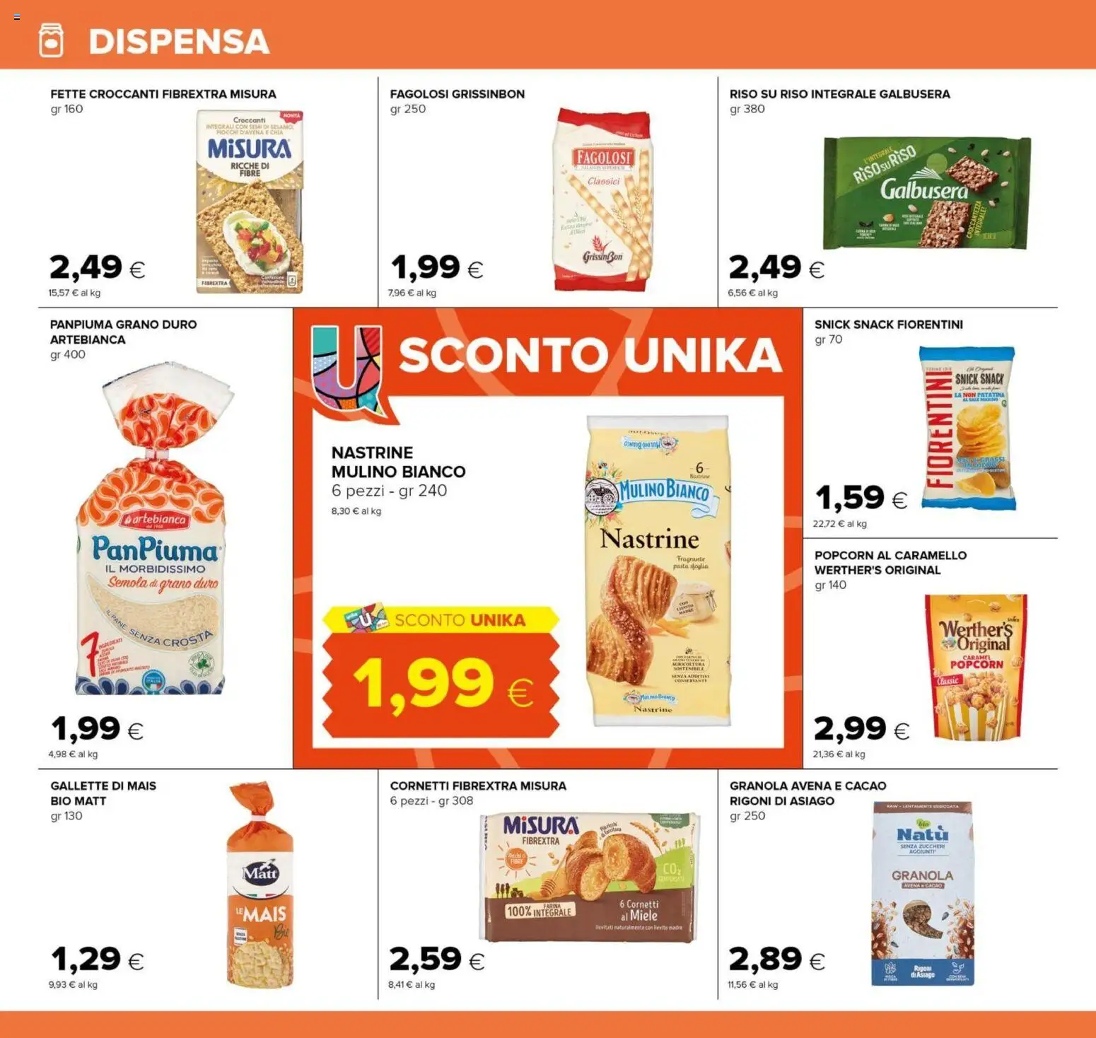 Volantino Oasi del 25/09/2026 | Pagina: 14 | Prodotti: Popcorn, Gallette, Mais, Riso integrale