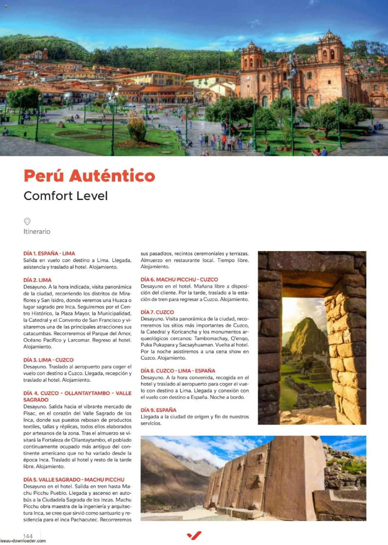Halcón Viajes Comfort level 2026 │ válido desde el 04.06.2026 | Página: 144 | Productos: Lima