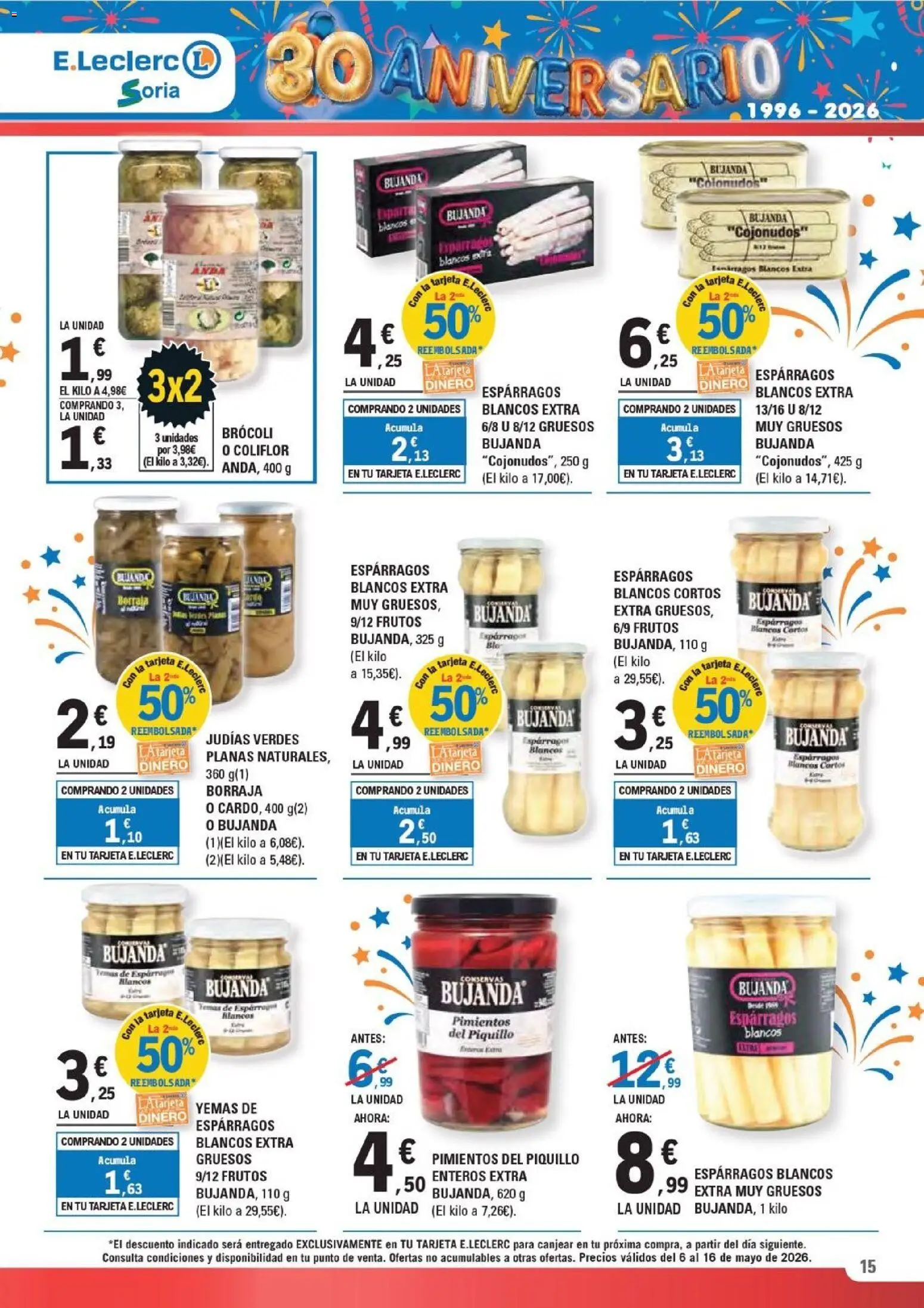 E.Leclerc Soria │ válido desde el 06.05.2026 | Página: 15 | Productos: Νερό καρύδας