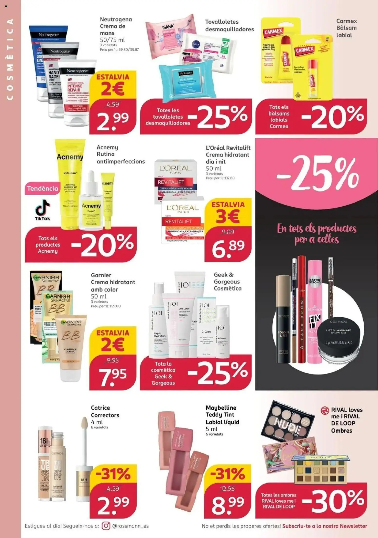ROSSMANN - Digue-li Estalvi 28/09/2026 - 03/10/2026 | Página: 4 | Productos: Crema, Crema hidratante