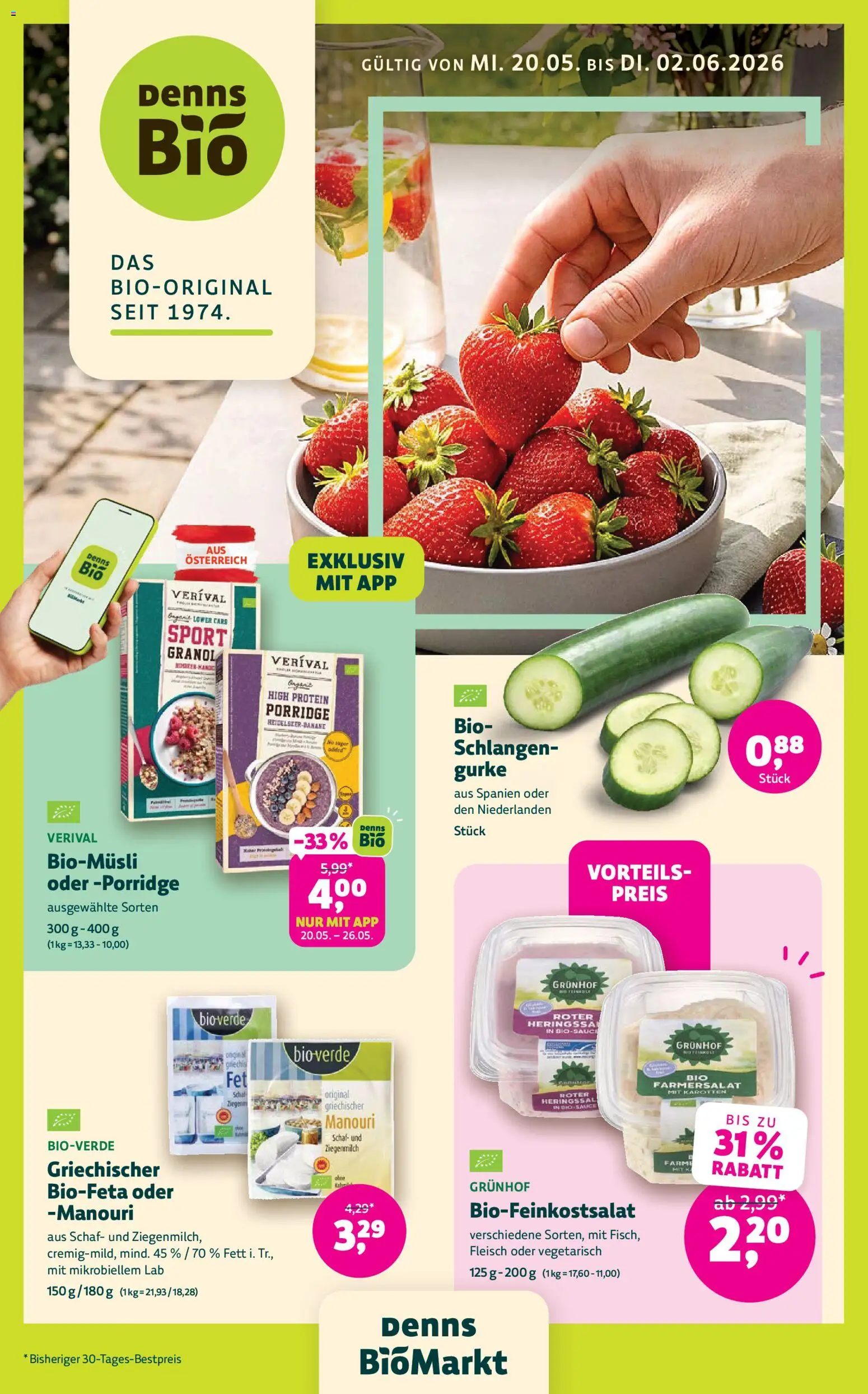 Denns BioMarkt Angebote gültig ab 20.05.2026 | Seite: 1