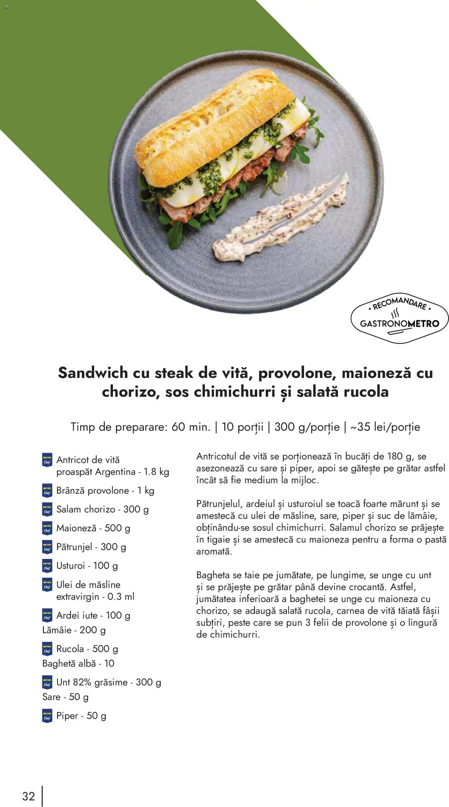 Noul catalog Metro – valabil de la 10.11.2025 | Pagină: 32 | Produse: Brânză, Salată, Maioneză, Sos