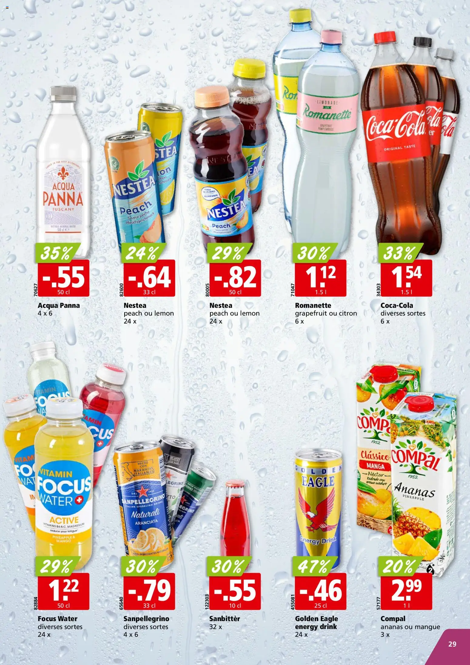 Aligro aktionen Chavannes, Matran, Genève, Sion – gültig ab 28.09.2026 | Seite: 29 | Produkte: Limonade, Ananas, Grapefruit, Mango