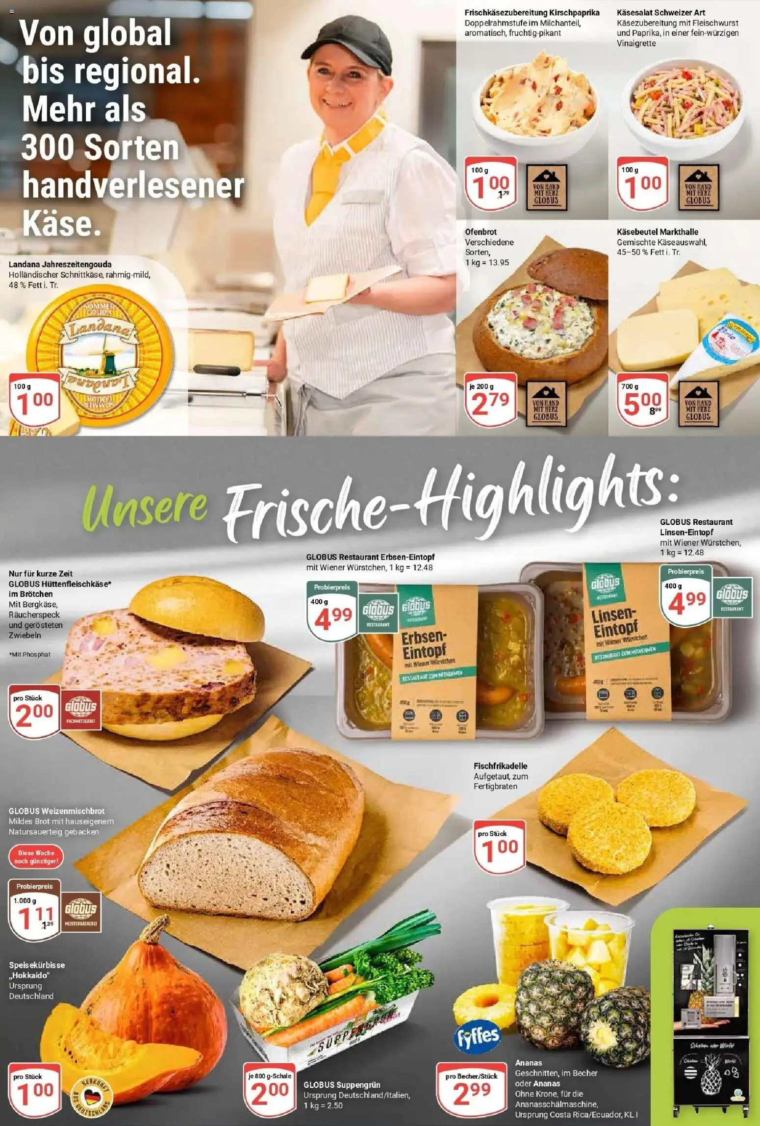 Globus Prospekt Tönisvorst (ab 21.09.2026) » Angebote online | Seite: 2 | Produkte: Wiener wurstchen, Ananas, Zwiebeln, Brot