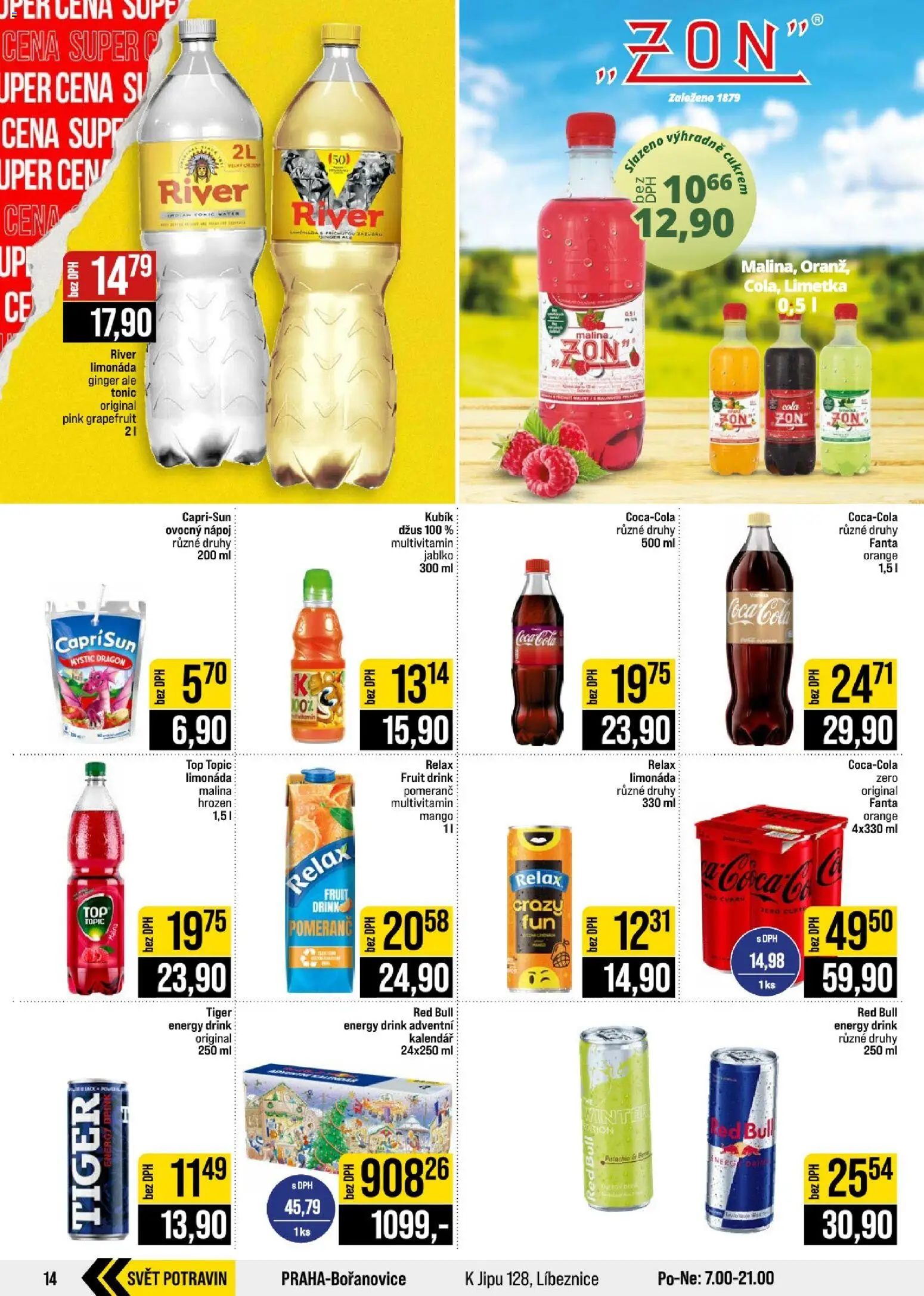 Jip leták - Cash & Carry od 28.10.2026 | Strana: 14 | Produkty: Grapefruit, Kalendář, Cola, Energy drink