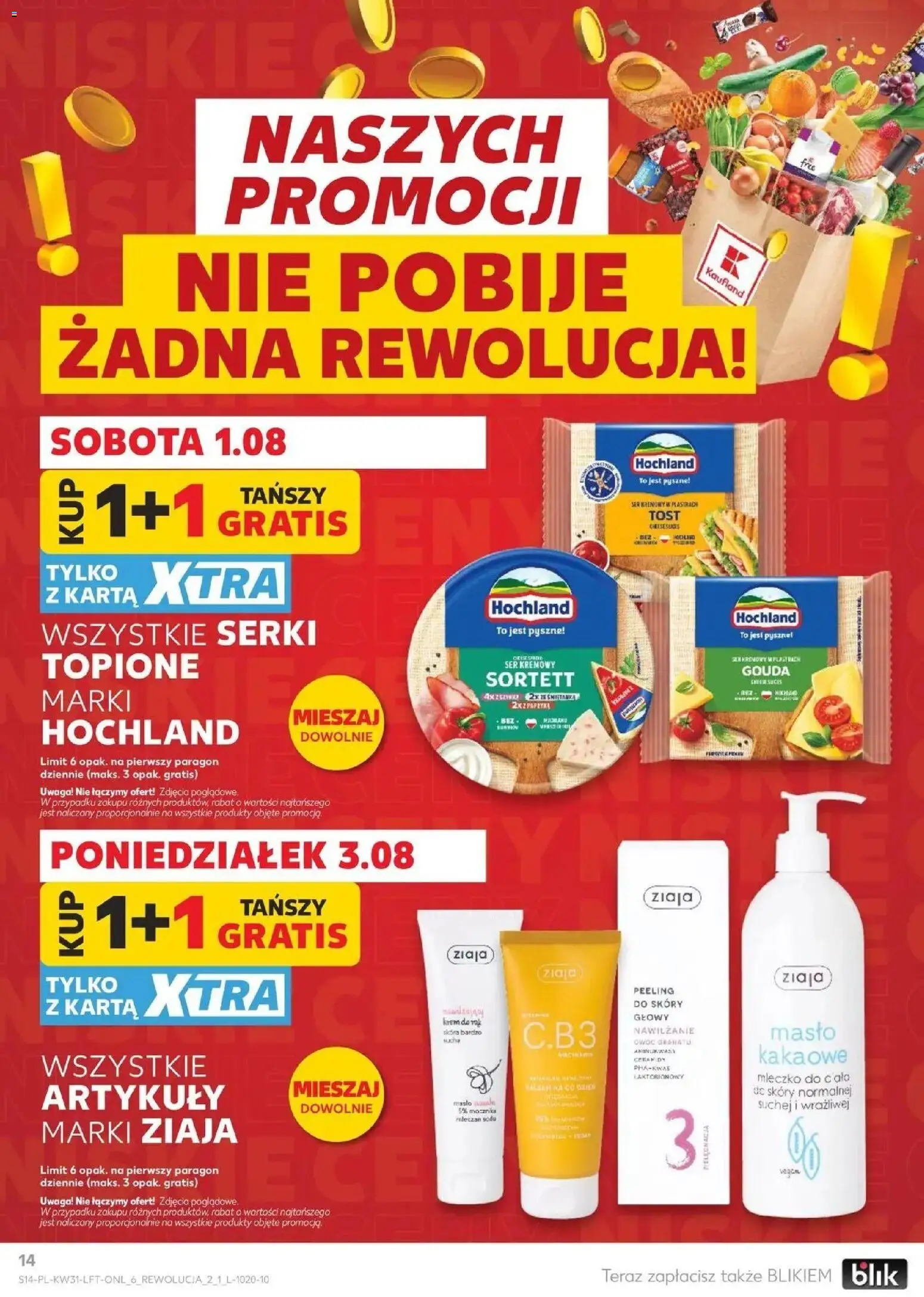 Kaufland gazetka od 30.07.2026 | Strona: 14 | Produkty: Masło, Masło kakaowe, Peeling, Krem