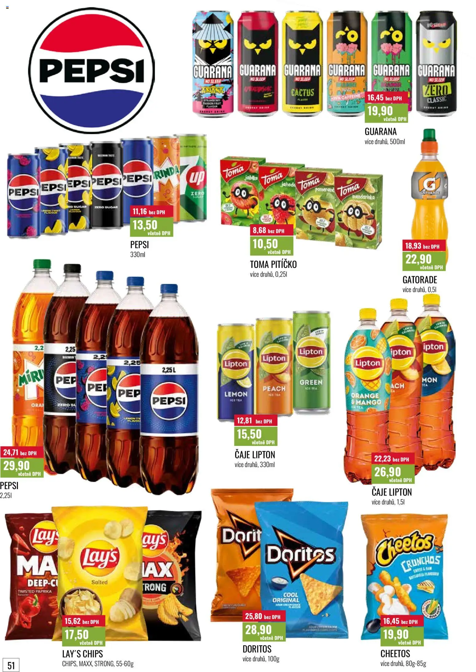 Ratio leták od 01.09.2026 | Strana: 52 | Produkty: Pepsi, Pepsi Zero, Paprika, Čaje