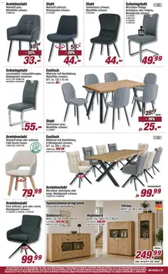 Poco Prospekt ab 27.09.2026 gültig | Seite: 7 | Produkte: HIghboard, Esstisch, Vitrine, Stuhl