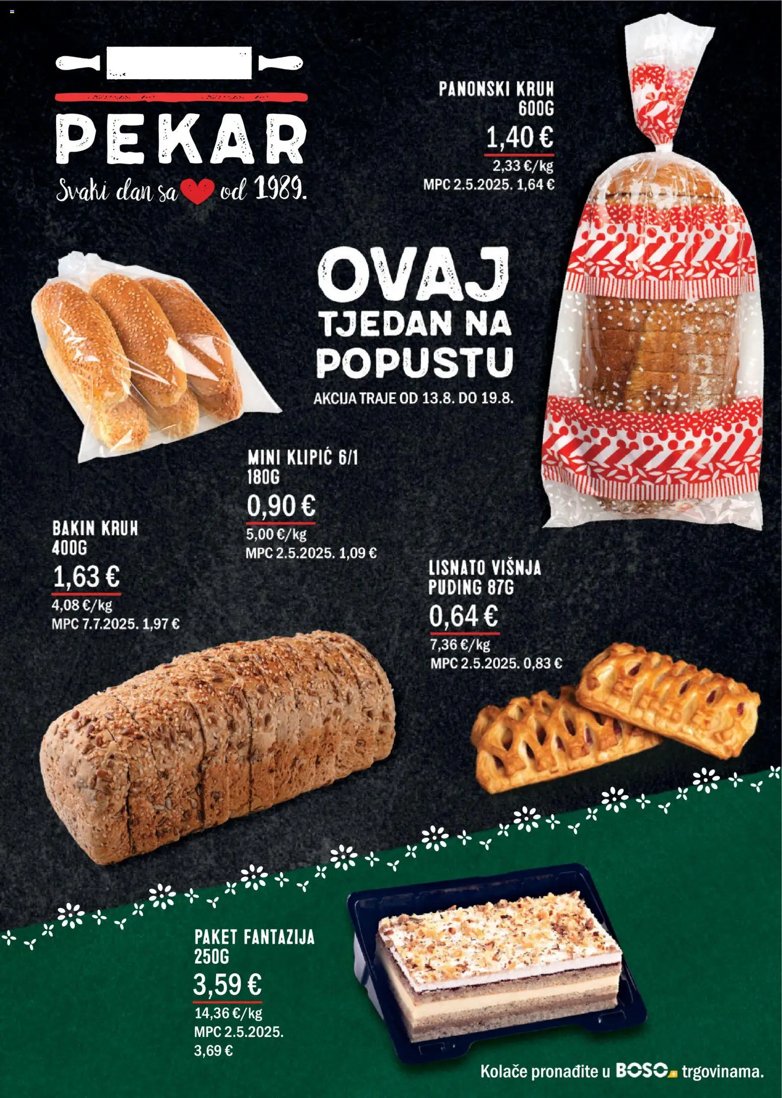 Boso katalog | vrijedi od 13.08.2026 | Stranica: 2 | Proizvodi: Kruh, Puding