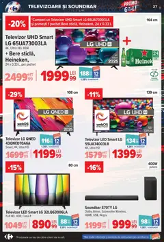 Ofertele Carrefour valabile de la 03.06.2026 | Pagină: 27 | Produse: Vestiyer, Televizor, Babak, Bere